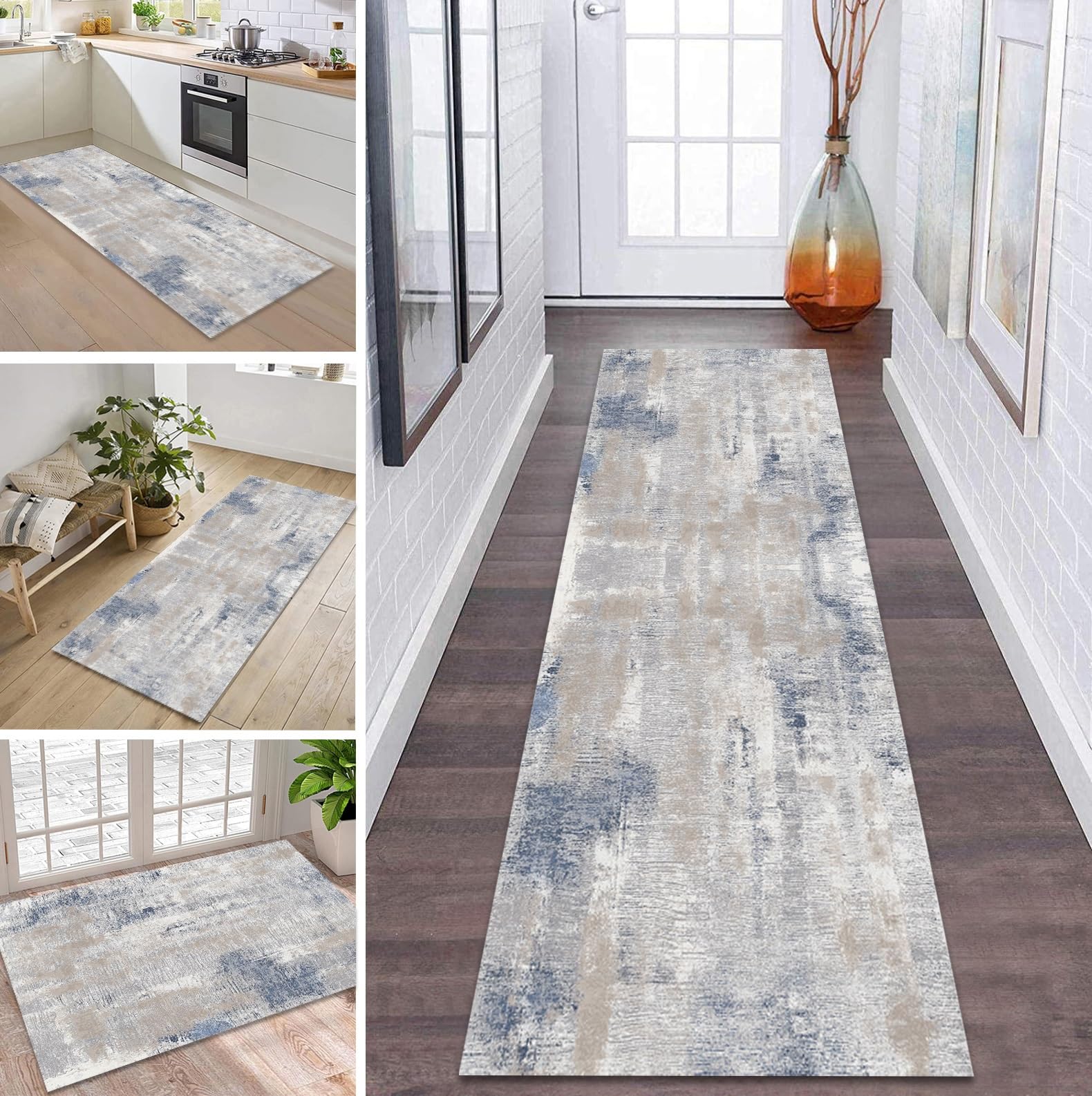 Tapis de couloir antidérapant pour éviter les glissades et saletés