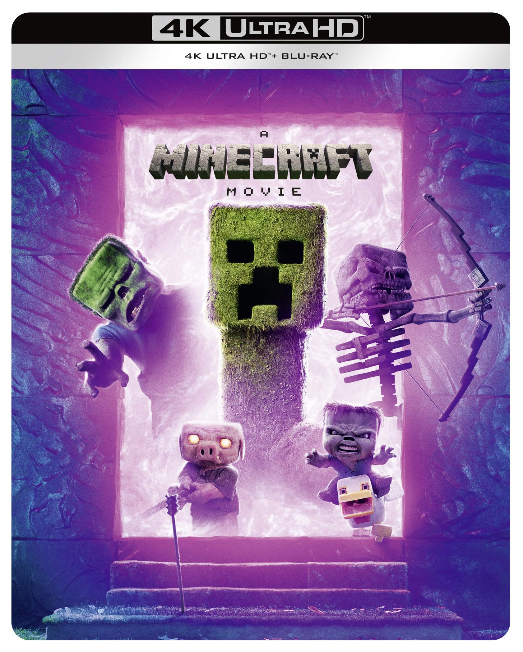 A Minecraft Movie Steelbook Limited Edition Portal [PG] 4K UHD