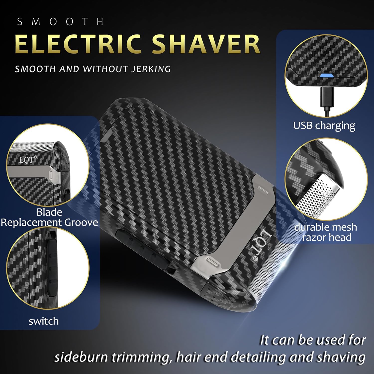 Hair Clippers for Men, Professional Clippers and Trimmers Set, Cordless Clippers for Hair Cutting,Nose and Ear Trimmer,Barber Clippers, Rechargeable Electric Shaver, Gifts for Men - Image 7