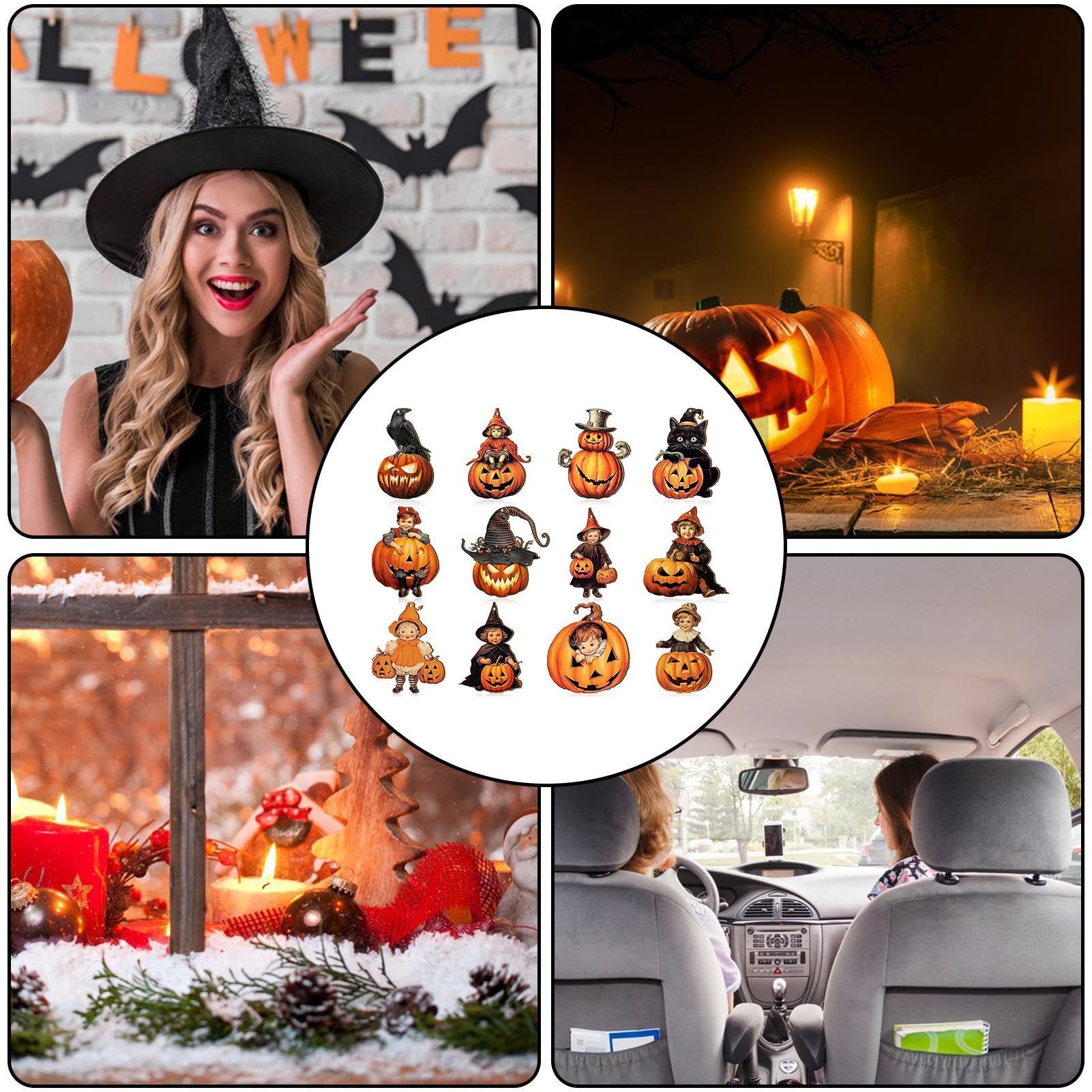 12 Stück Ornamente - kleine Halloween-Ornamente, kreative Halloween 12 Stück Ornamente - kleine Halloween-Ornamente, kreative Halloween