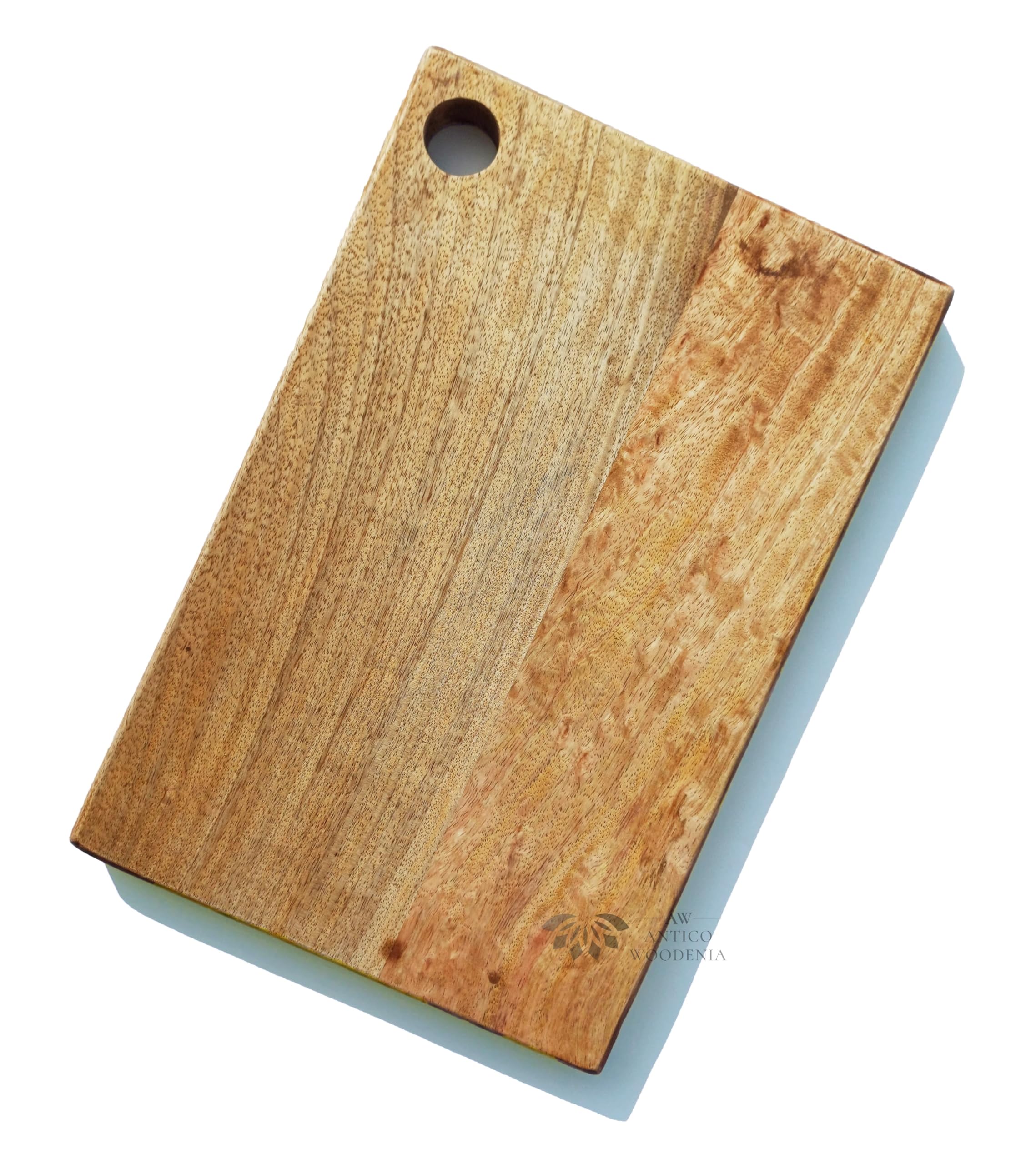 Large Mango Wood Chopping Board, Food Safe, Processed and Seasoned with Food Grade Mineral Oils