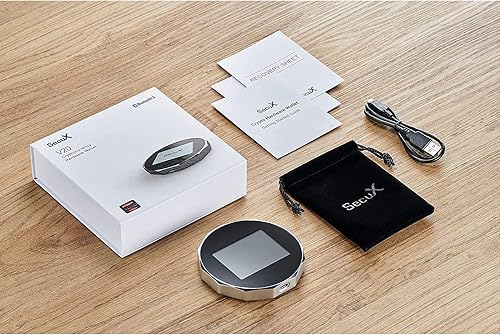 Miniatura 6 de SecuX V20 Cartera de hardware criptográfico más segura con Bluetooth con paño de limpieza de microfibra (7 x 6 pulgadas)