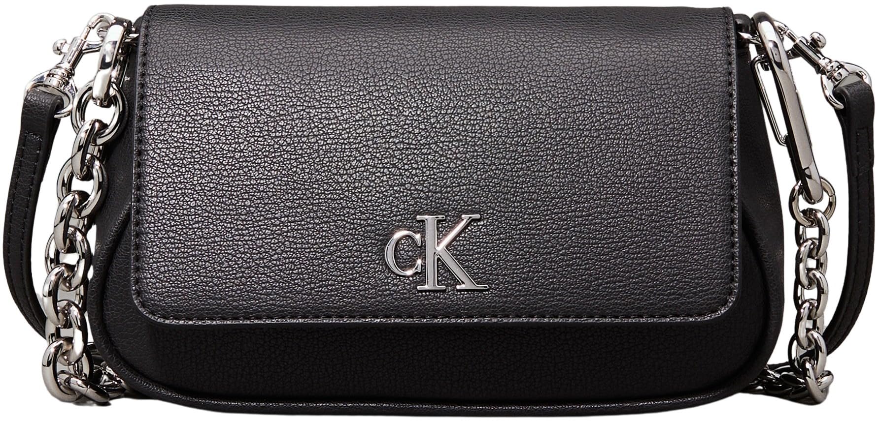 Calvin Klein Donna Borsa a Spalla Minimal Monogram con Tracolla a Catenella