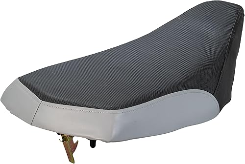 Miniatura 6 de AlveyTech Asiento de vinilo negro y gris para ATV de 90 cc - 150 cc