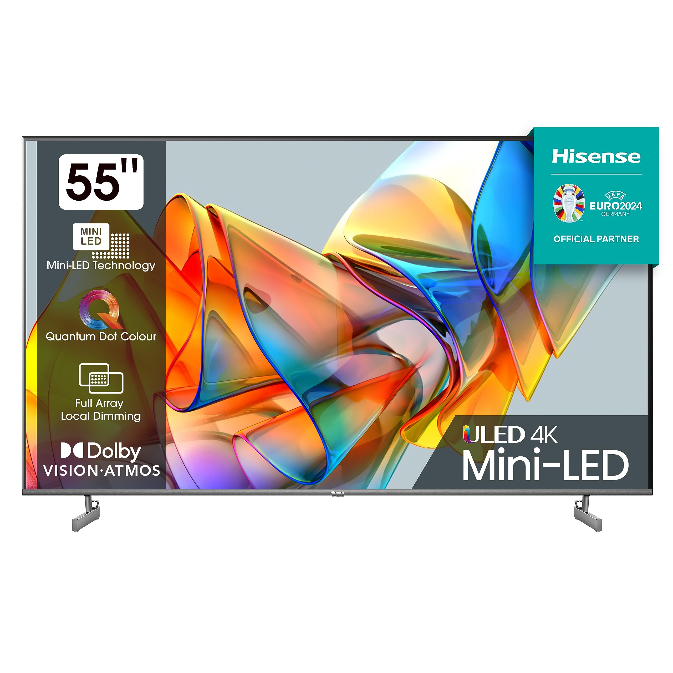 Hisense TV 55U6KQ - 55-inch Mini LED Smart TV, with Quantum Dot