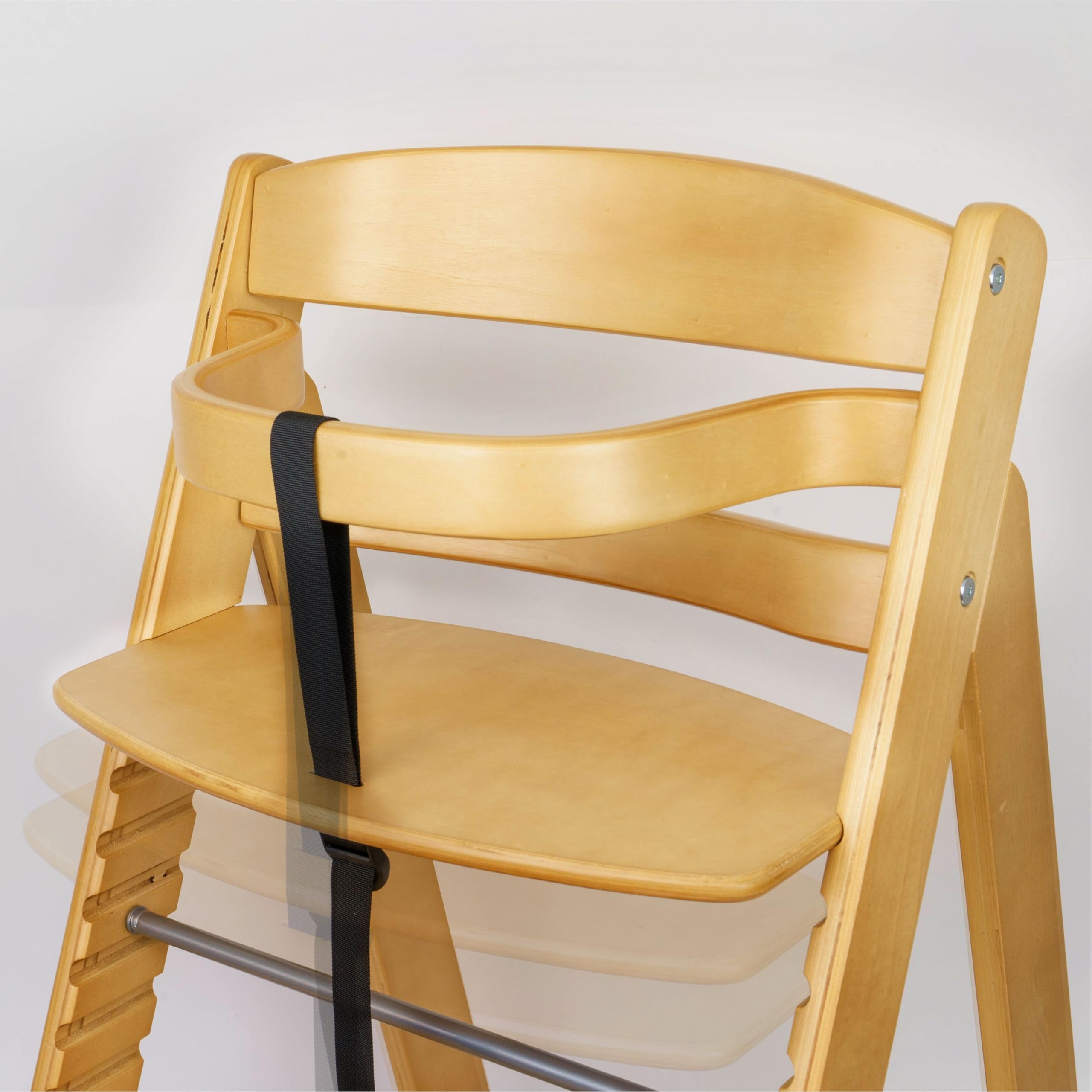 Juego de protector de correa de entrepierna y arnés para trona, 2 pzs, Negro, correas de arnés compatibles con Hauck Alpha Beta, Stokke Tripp Trapp, roba Sit Up, funda de neopreno suave