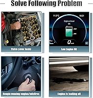 Vista 7 de uxcell Juntas de tapa de válvula de motor para Chevrolet Aveo 1.6L 2004-2008 No.96353002 Negro