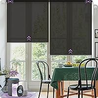 Vista 15 de Graywind - Cortinas solares motorizadas compatibles con Alexa, Google, WiFi, casa inteligente, control remoto, persianas eléctricas con filtro