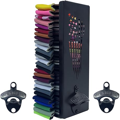 Can Cooler Holder with Bottle Opener: Keep Cool and Open with Ease