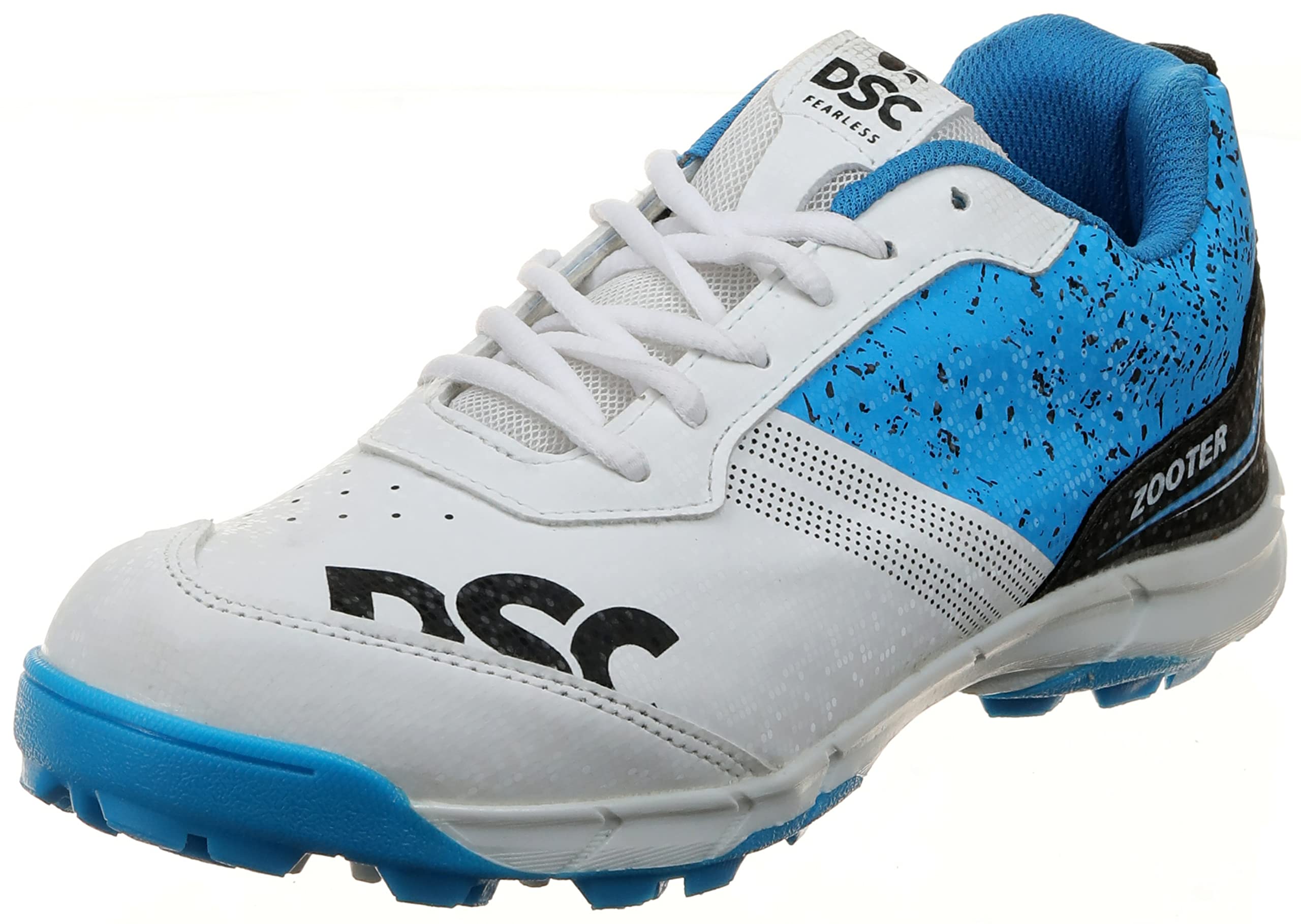 DSC Zooter Cricket Shoe for Men and Boys, Size-6 UK (White-Blue) (B08PWG38JN) Amazon Price History, Amazon Price Tracker