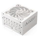 Super Flower Leadex V Platinum PRO White 850W ATX 80 PLUS PLATINUM Certified Power Supply&comma; Smallest 130mm 850W ATX PSU&comma; Patent Super Connector&comma; Full Modular&comma; Ultra-Flexible Flat Cable&comma; SF-850F14TP&lpar;WH&rpar;