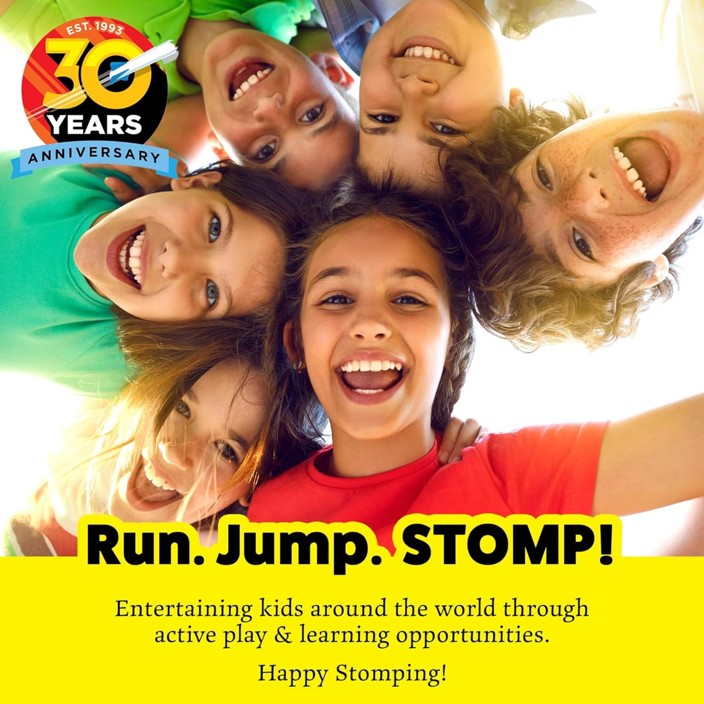 Stomp Rocket, L`Original Ultra - 4 roquettes et Un Lance-roquettes à air - Cadeau Jouet d'extérieur pour garçons et Filles à partir de 5 Ans