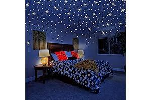 Glow In The Dark Stars For Ceiling Or Wall Stickers - Glowing...