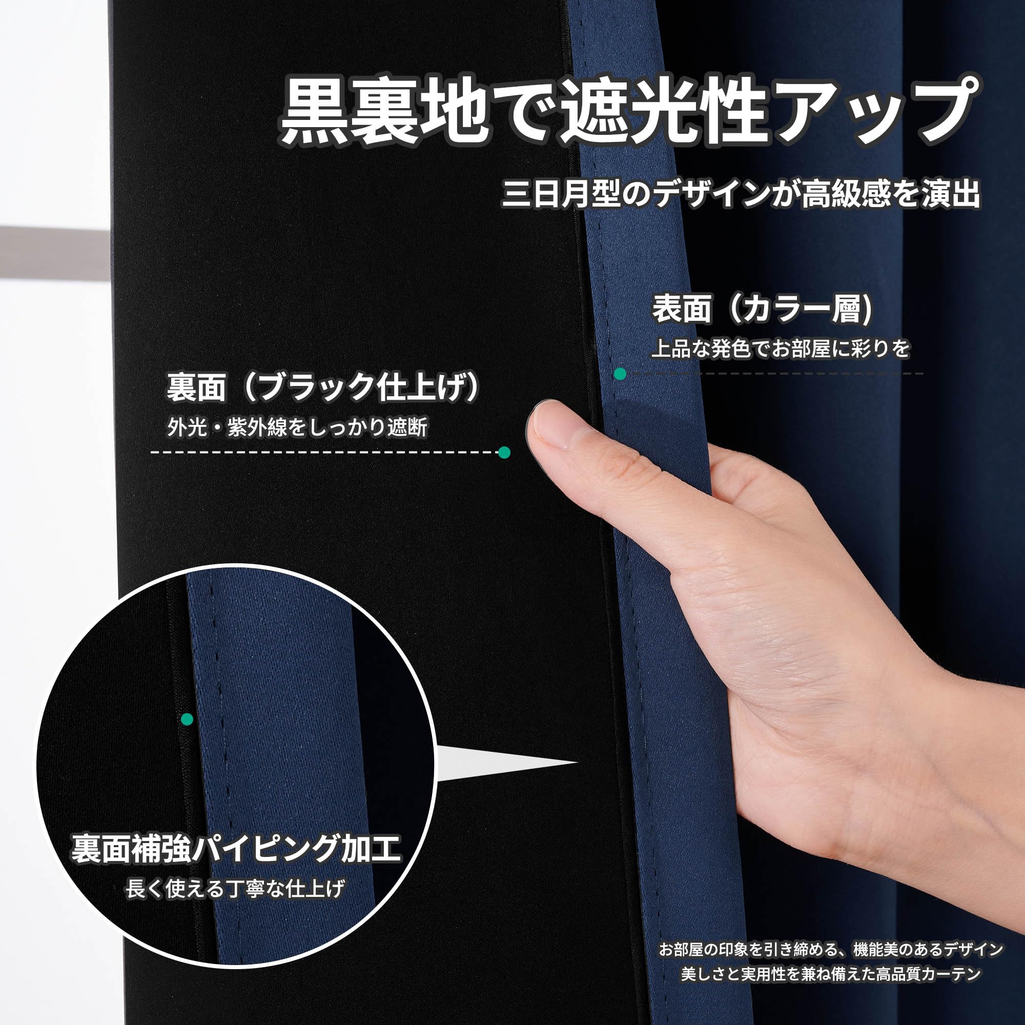 【色: ブラック】Deconovo 完全遮光カーテン 1枚入 幅200cm丈20 楽天市場】Deconovo 完全遮光カーテン 1枚入 幅200cm丈230cm ブラック
