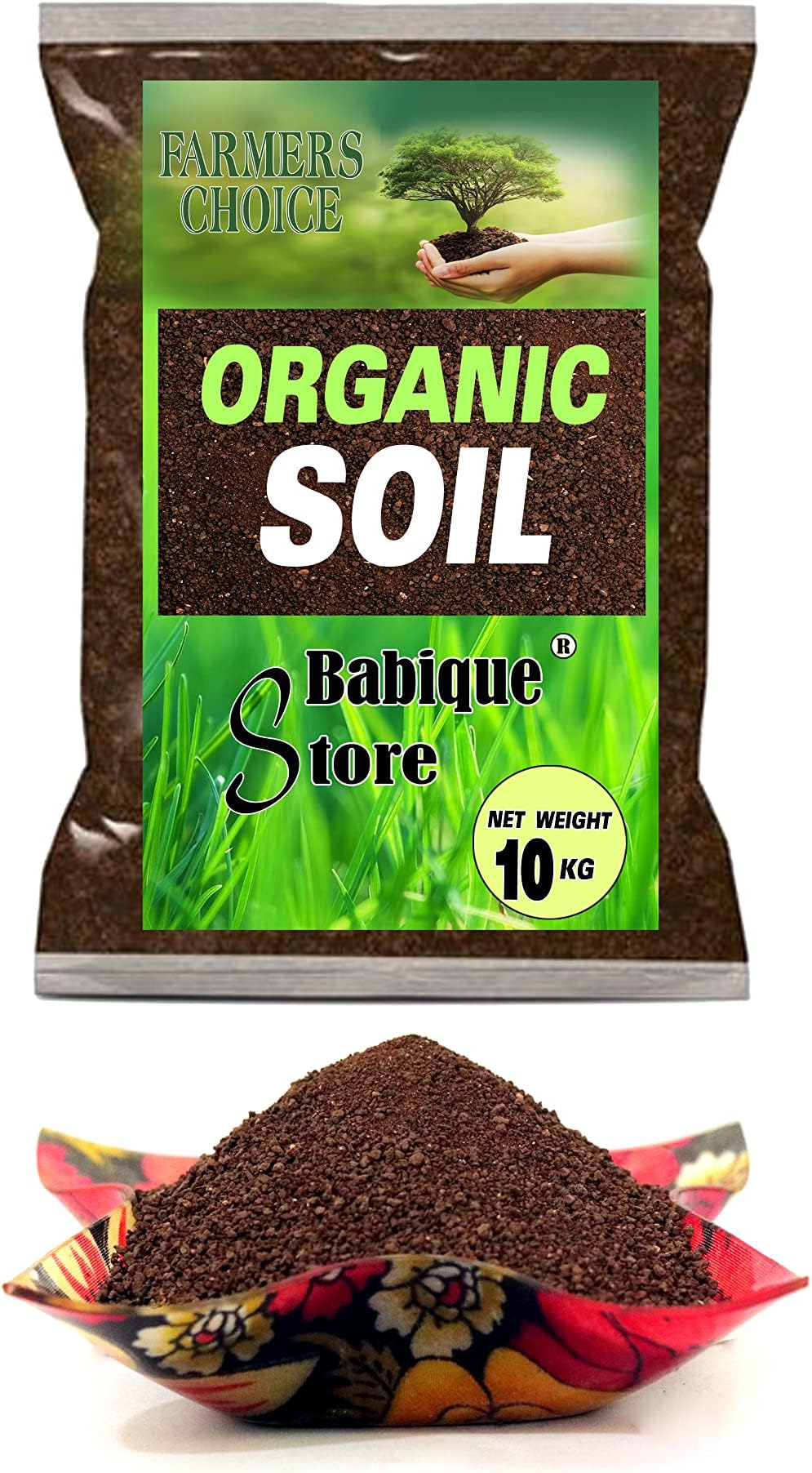 Pure Soil Organic Fertilizers 100% Natural for Plants & Home Gardening (10 Kg)