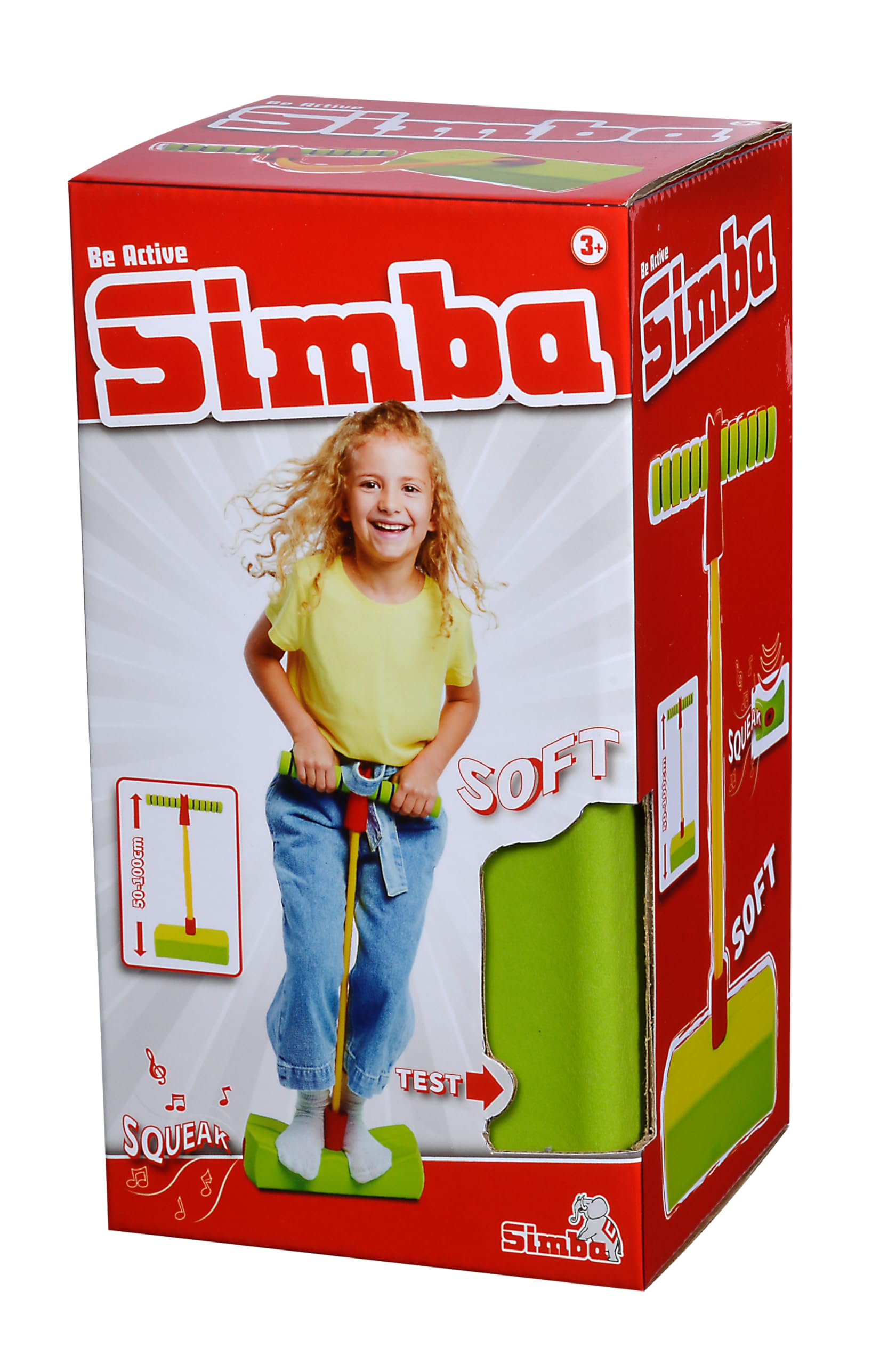 Simba 104010007 ABC Lustiger Plopp Schmetterling/mit 4 weichen Ploppern in bunten Farben / 14cm Funny Butterfly/with 4 Soft Ploppers Colours / 14 cm