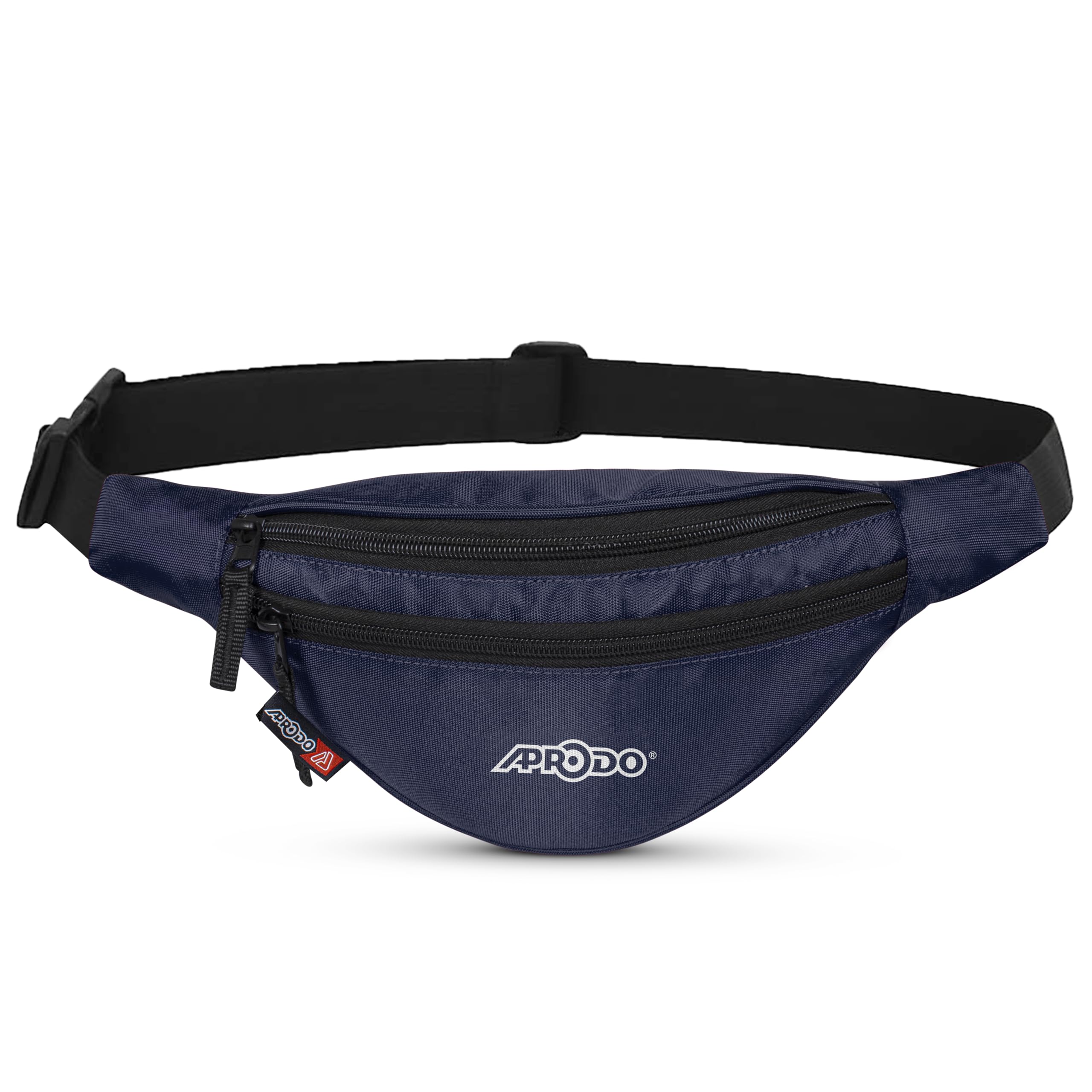 Chest & Waist Bag for Men and Women, Hands-Free Fanny Pack Bumbag with 3 Zippered Pockets, Easy Carry Phone Wallet & Cards Beltbag for Sports, Travel, Jogging, Cycling and Workout (Navy Blue)-image-33