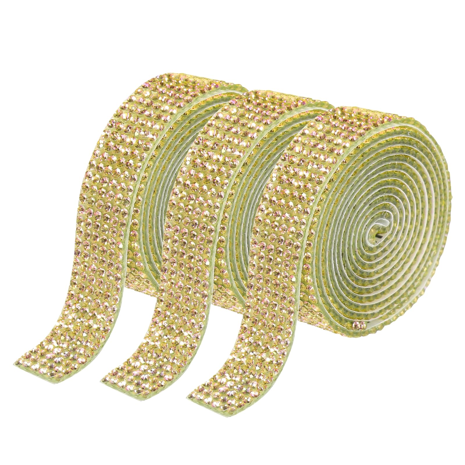 Cinta autoadhesiva cristal 8mm para pasteles de boda y manualidades 3 rollos MECCANIXITY