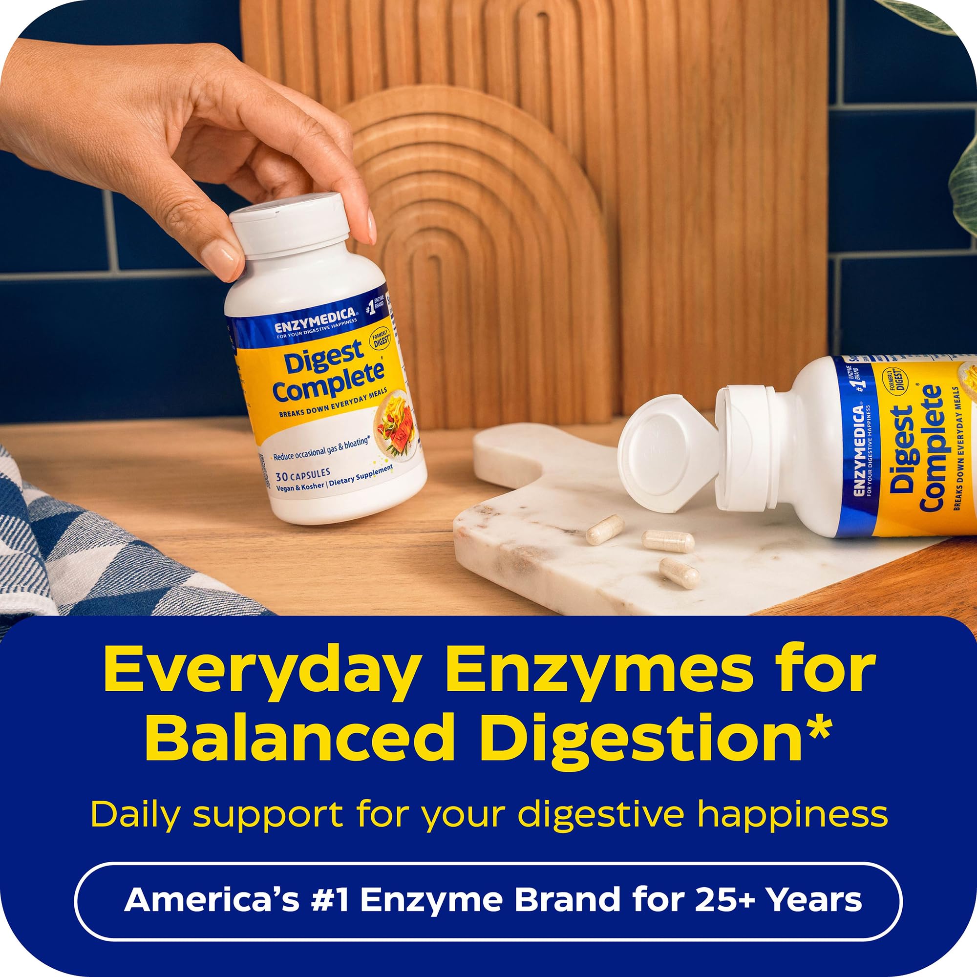 Enzymedica Digest Complete - Helps Gas & Bloating - 30 Caps — Amazon image 3