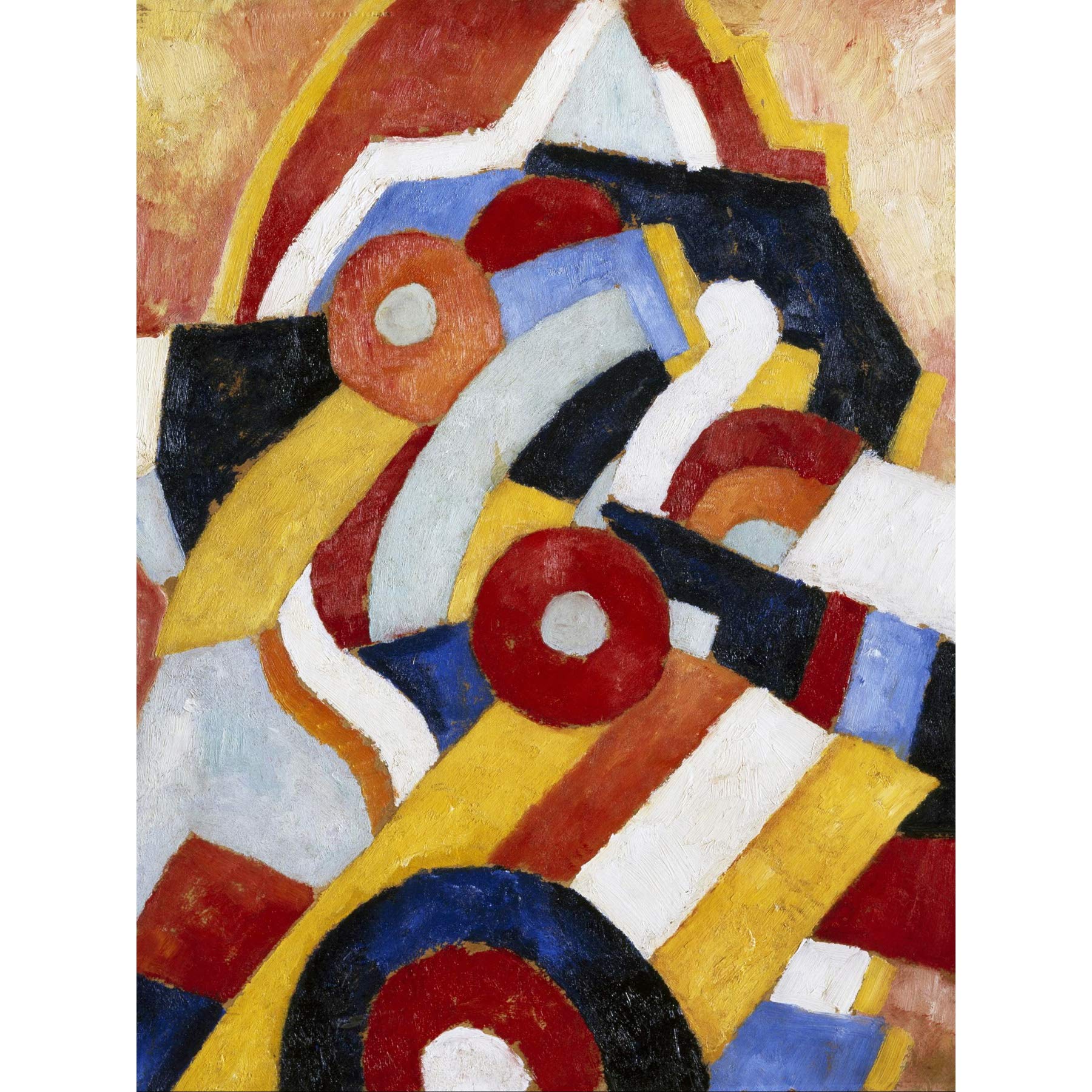 Artery8 Marsden Hartley Abstraction Painting Premium Wall Art Canvas Print 18X24 Inch
