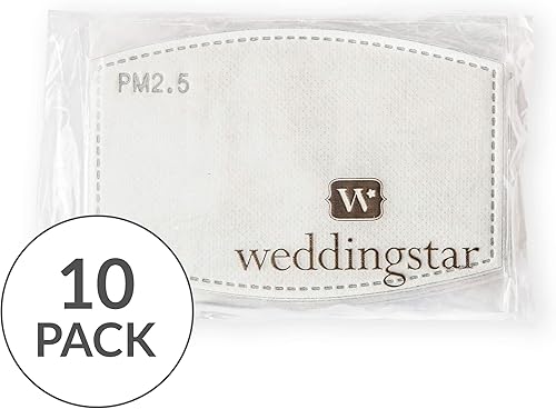 Miniatura 9 de Weddingstar - Filtros protectores para mascarilla PM 2.5, 5 capas, tecnología de carbono