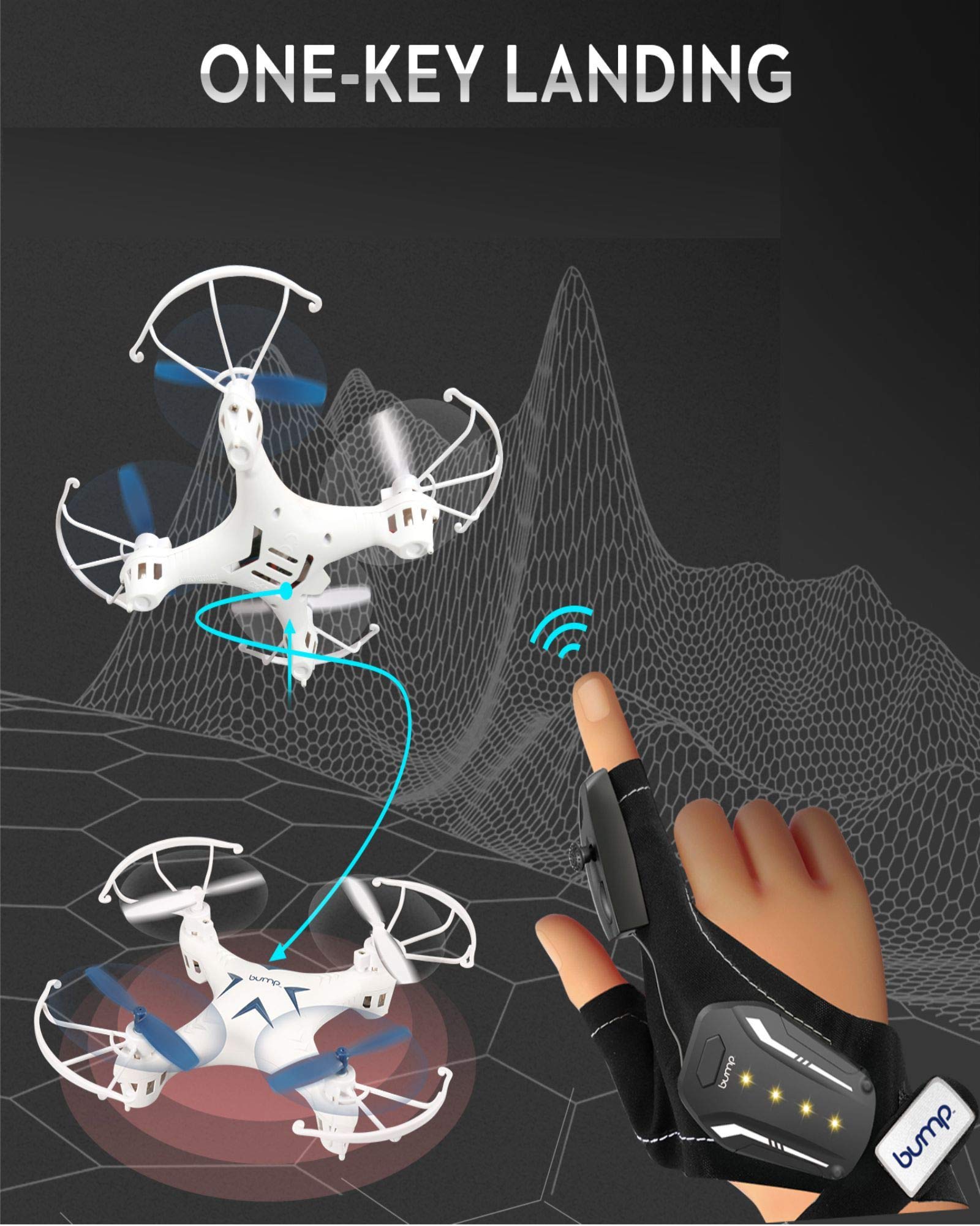Buy Bump F3 Ezee Hand Sensor Control Series Mini Drone 2.4GHz, 6 Axis