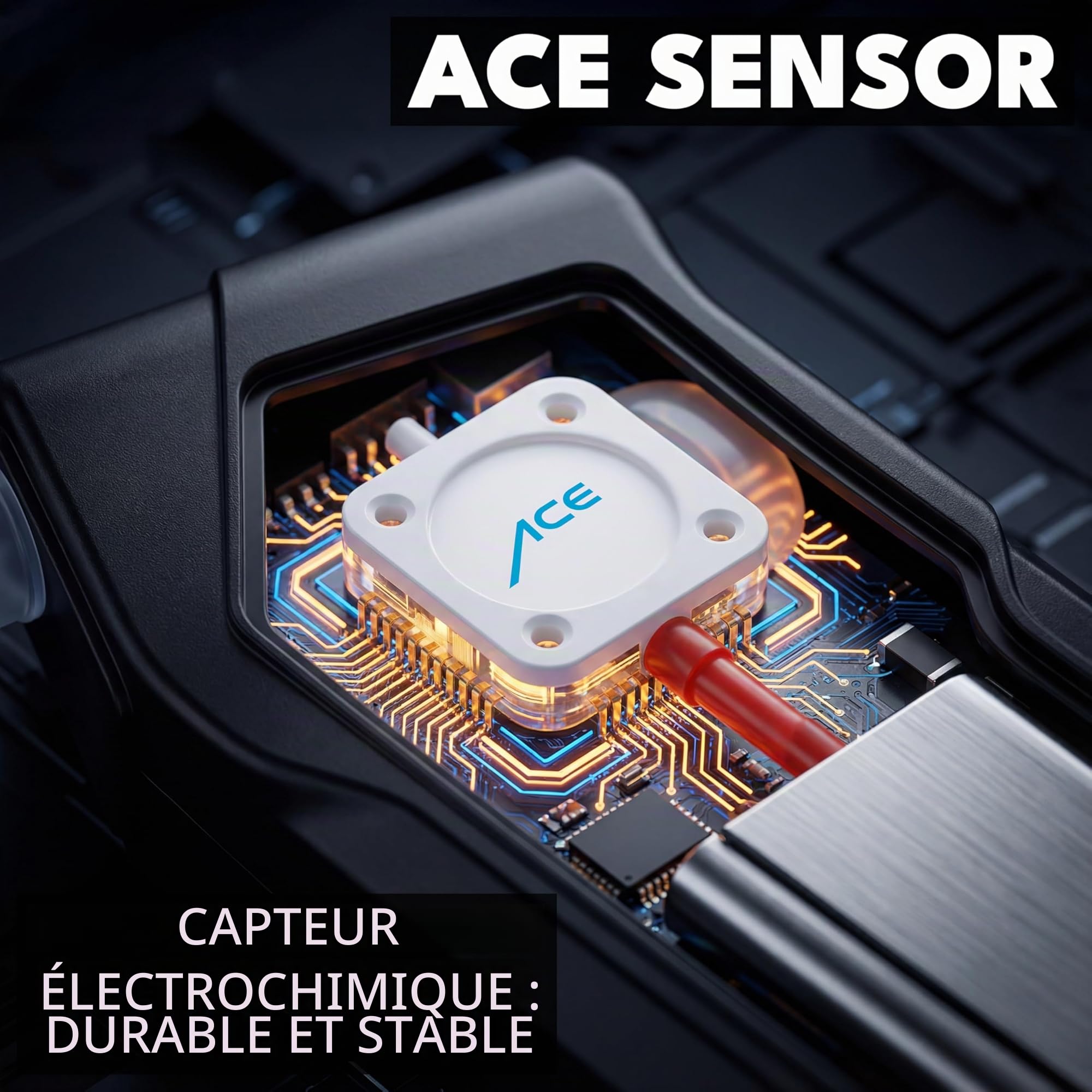 ACE X Éthylotest Électronique - Usage Personnel Testeur d'alcool - Alcootest Précision 99,1% …