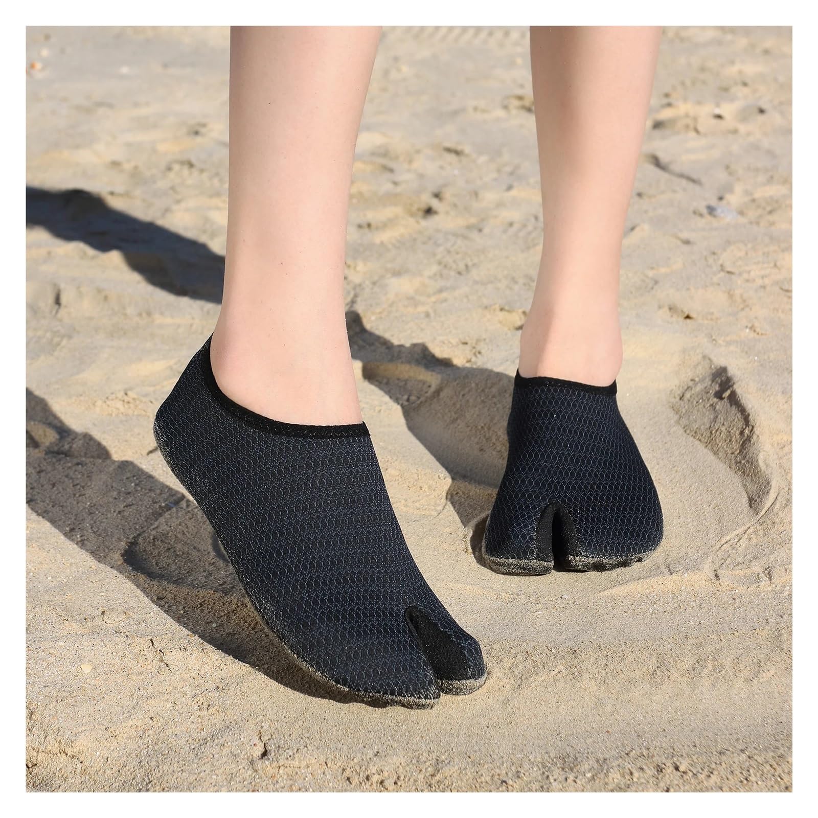 Scarpe da Acqua Scarpe da Spiaggia da Uomo e da Donna, for Sport Acquatici, da Spiaggia, da Nuoto, da Ginnastica, da Surf, da Snorkeling, da Ginnastica a Piedi Nudi(Ivory,46 47)