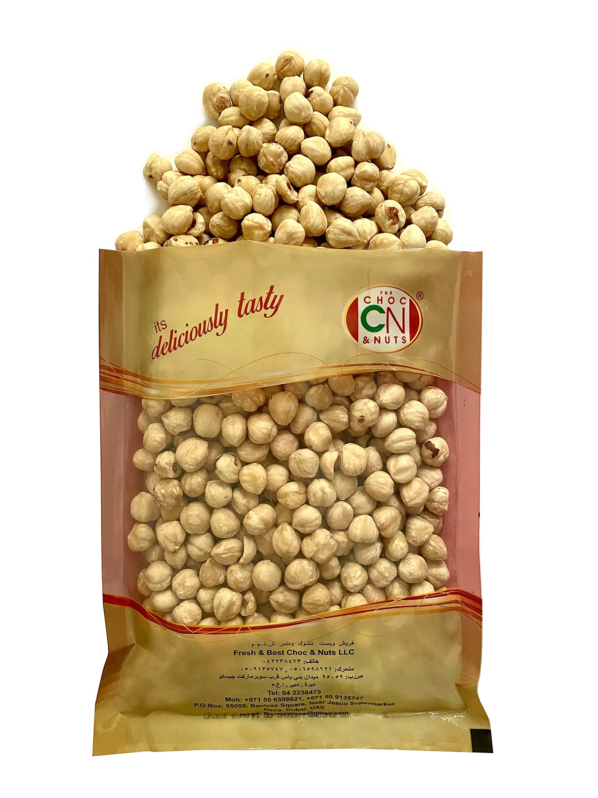 F & B Choc & Nuts Roasted hazelnut 500g