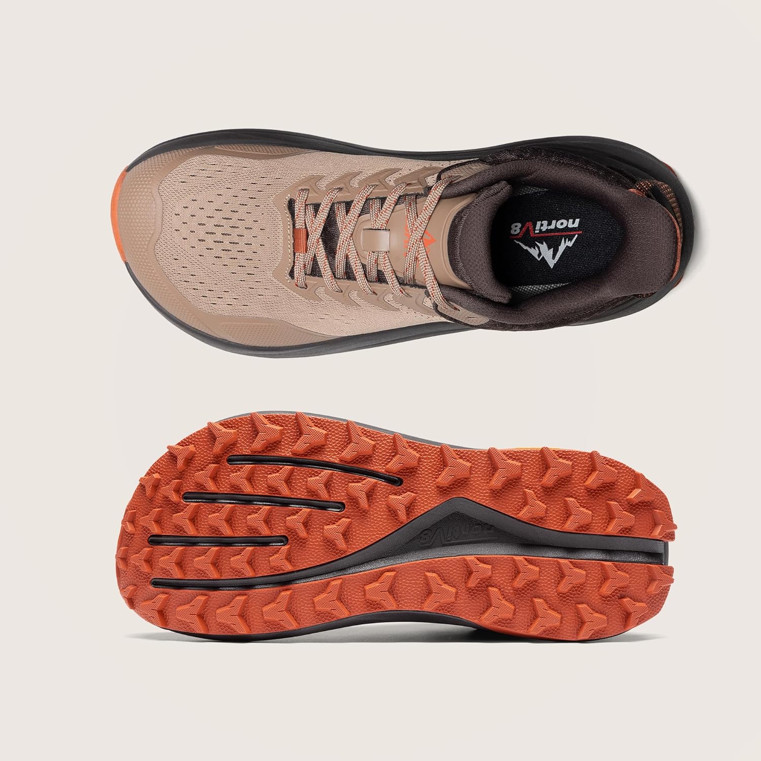 NORTIV 8 Men's Wide Toe Box Trail Running Shoes Cushion Walking Barefoot Tennis Workout Gym Cross Training Shoe Fashion Sneakers Whitney - Image 6