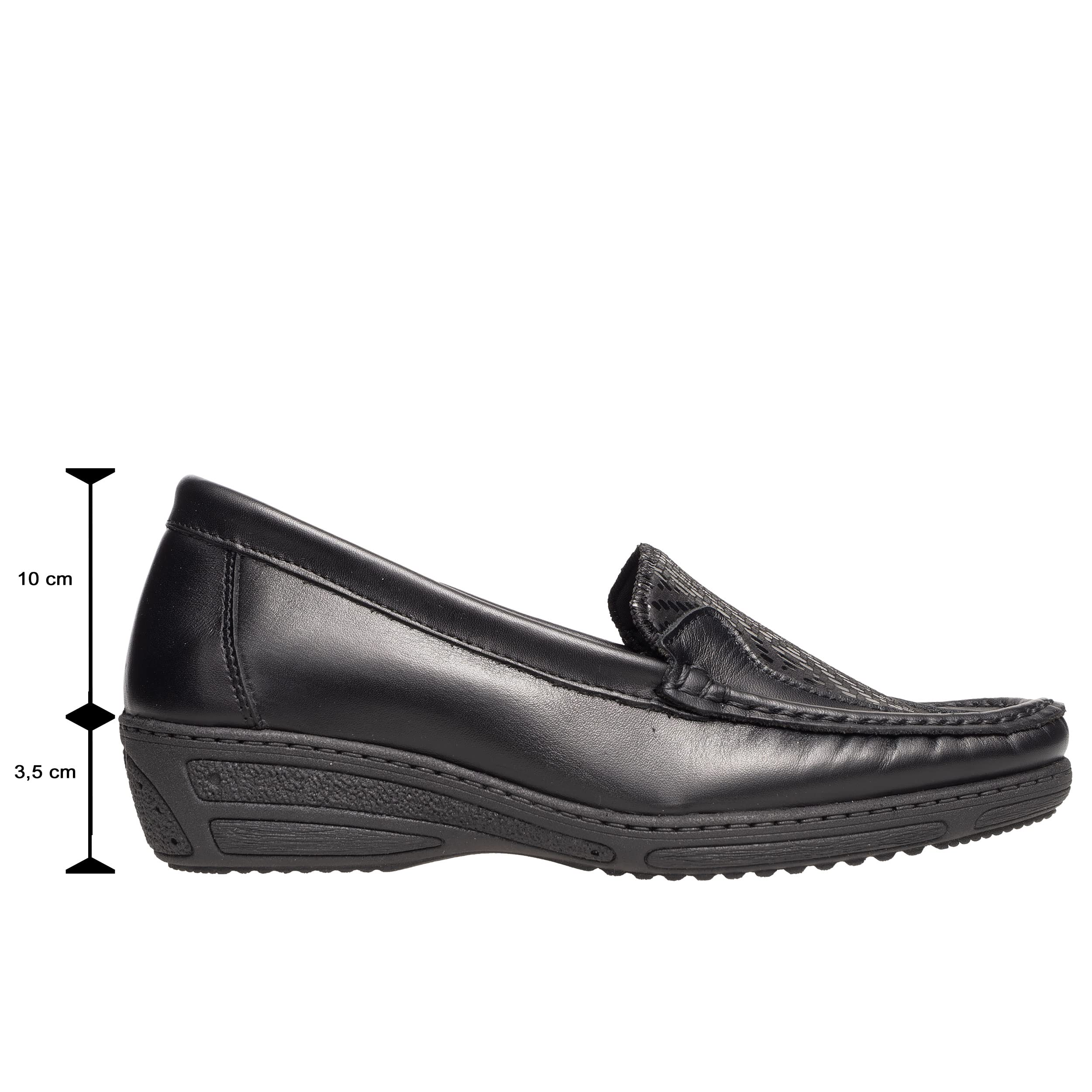 Mocasines para Mujer de Piel cómodos Zapatos clásicos de Vestir y Casual Zapatillas 24 Horas señora Calzado de Verano e Invierno Tipo Penny en Gamuza