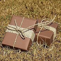 Vista 2 de Cordel de yute natural, cuerda de cáñamo de 656 pies de 1/4 de pulgada para envolver regalos, manualidades, plantas, jardín, Navidad, hecha a mano