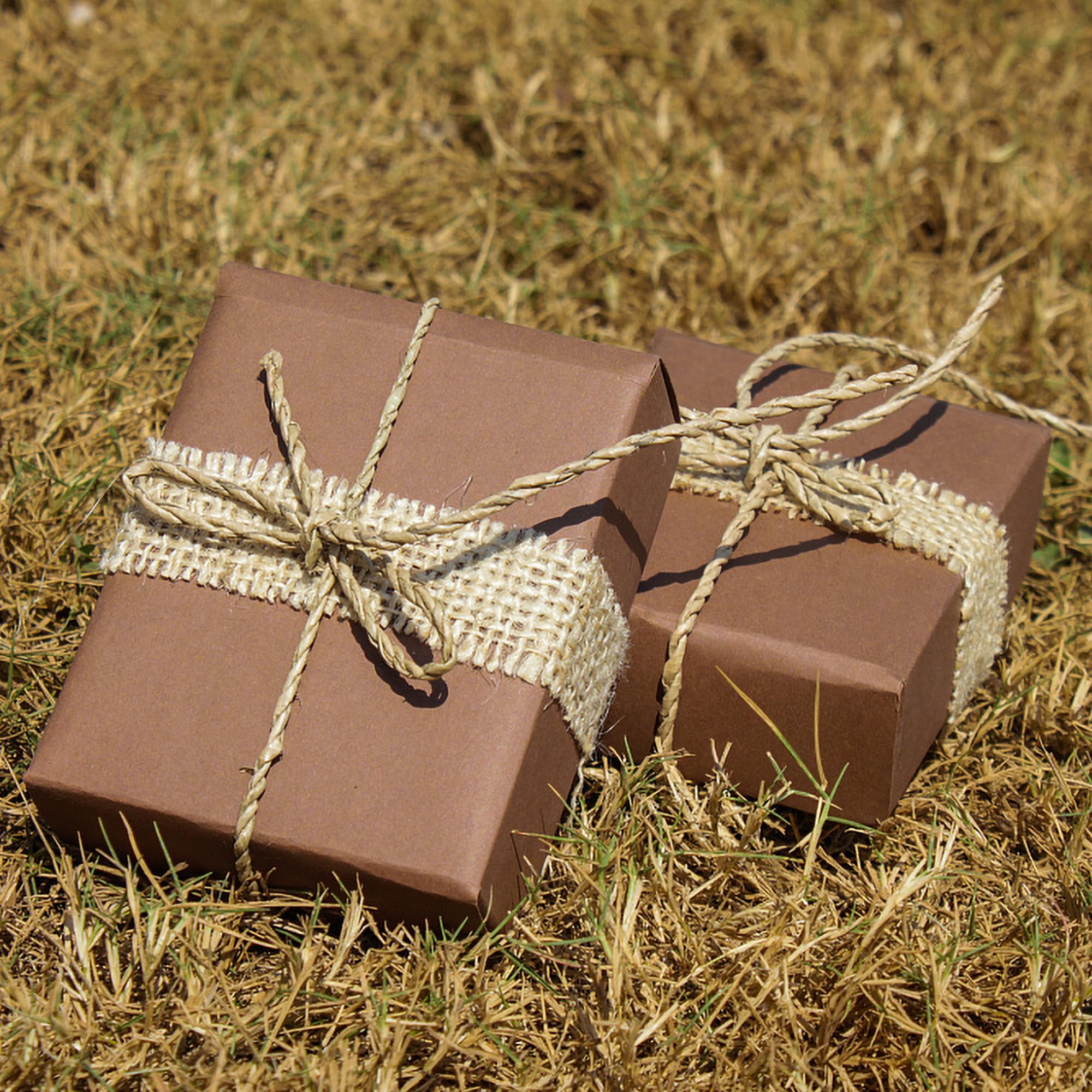 Cuerda de yute natural, cuerda de cáñamo de 656 pies de 1/4 pulgadas para envolver regalos, manualidades, plantas, jardín, Navidad, decoración hecha a mano, cuerda de embalaje para decoración del