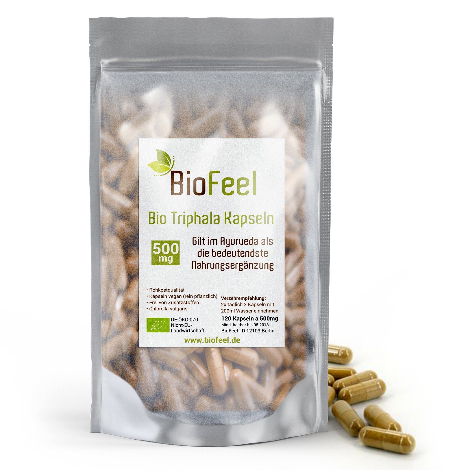 Bio Triphala Kapseln, 120Stk., 500mg