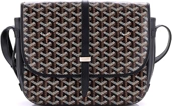 Pre-Loved Belvedere II Messenger Bag Coated Canvas MM, Black