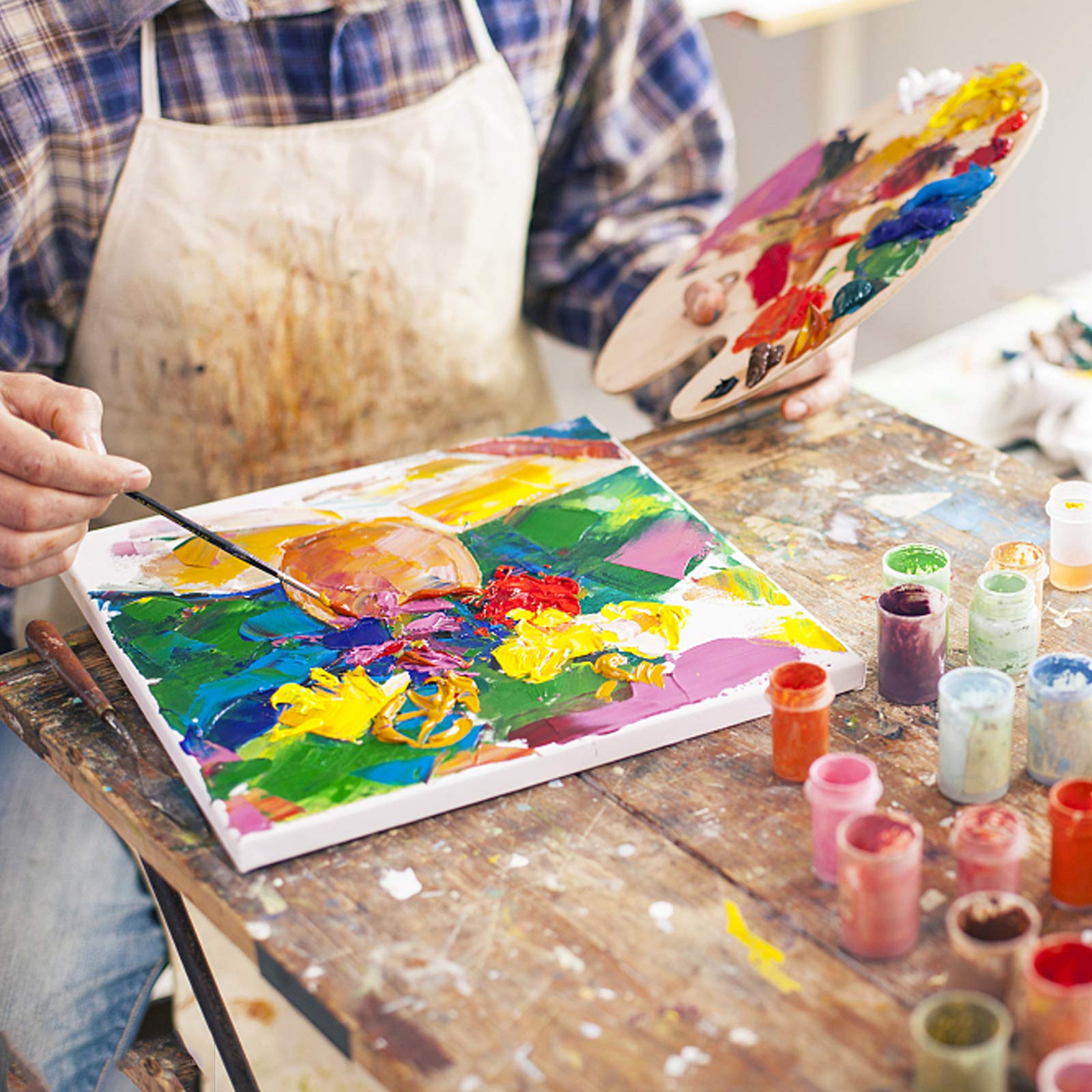 8 Cornici In Tela 20 X 20,15 X 15 Cm, Da Dipingere, 100