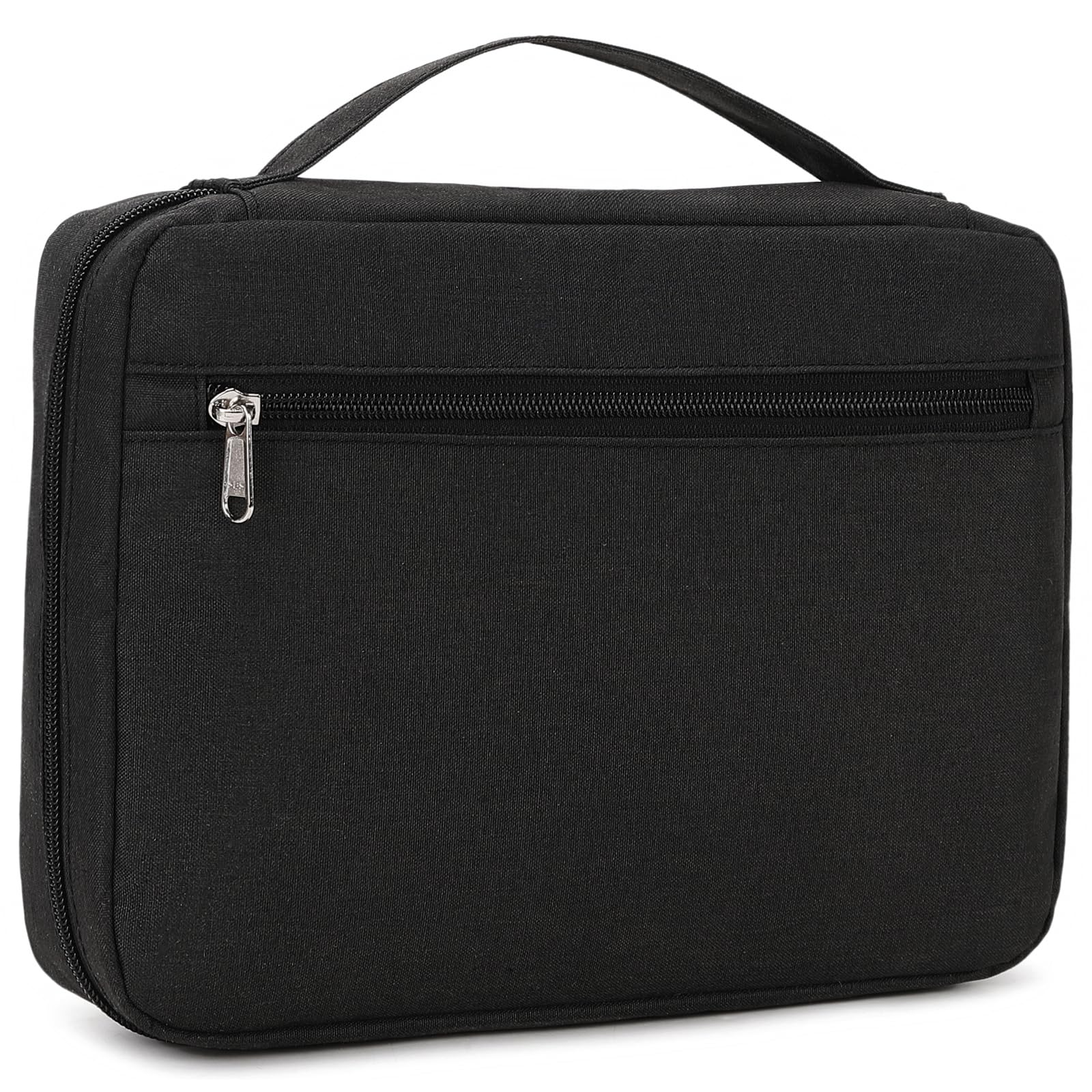 JIANYA Bible Cover - Large Bible Bags Bible Cover Case for Men and Women - Bible Book Carrying Cases with Pockets & Handle, Black