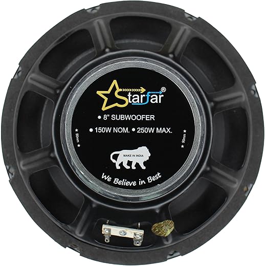 Starfar 8 inches Sub Woofer 4 Ohms /150 Watts