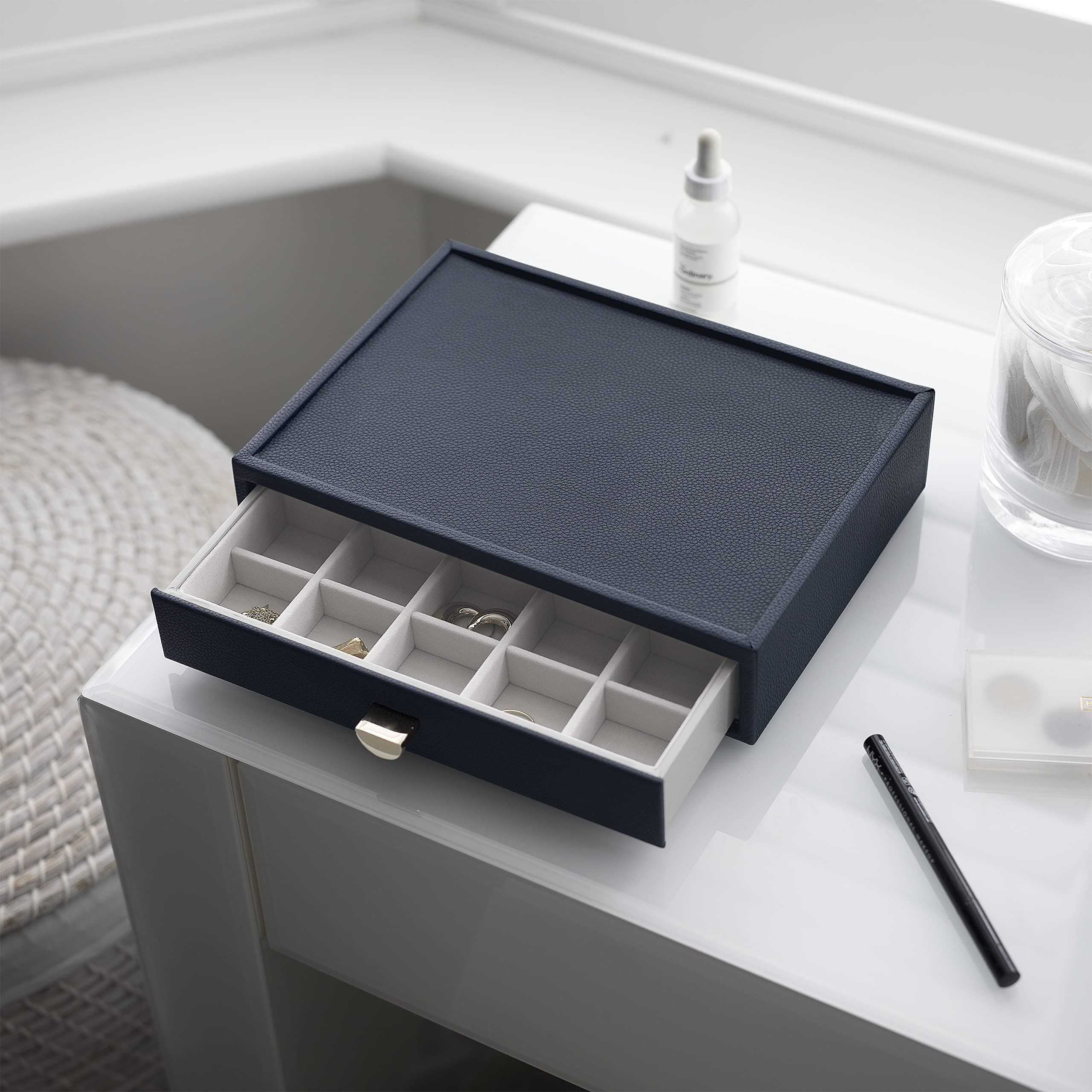 Stackers Navy Pebble Classic Trinket Drawer Layer - Image 2