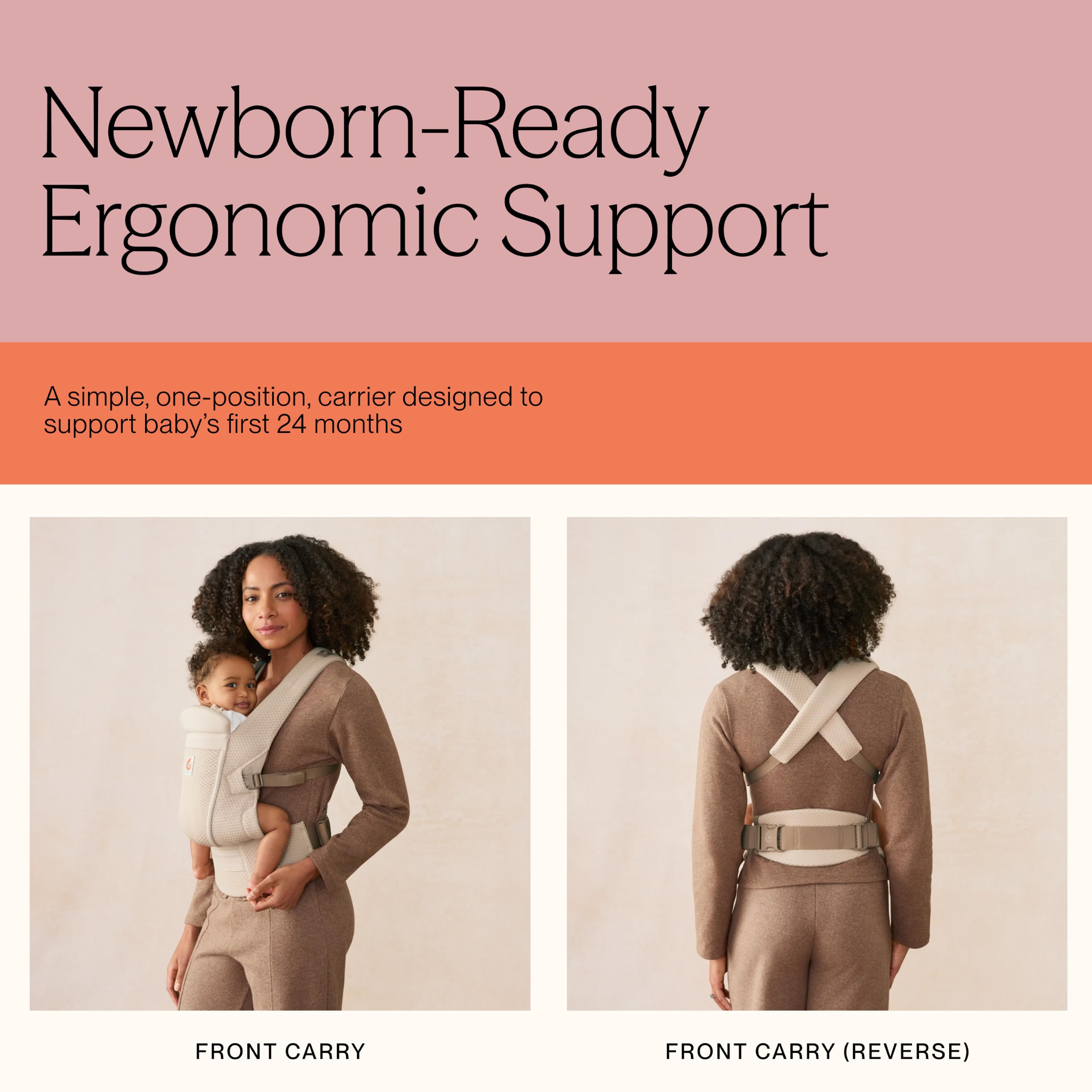 Ergobaby Omni Lite nosidełko dla noworodków i małych dzieci 0-24 miesiące