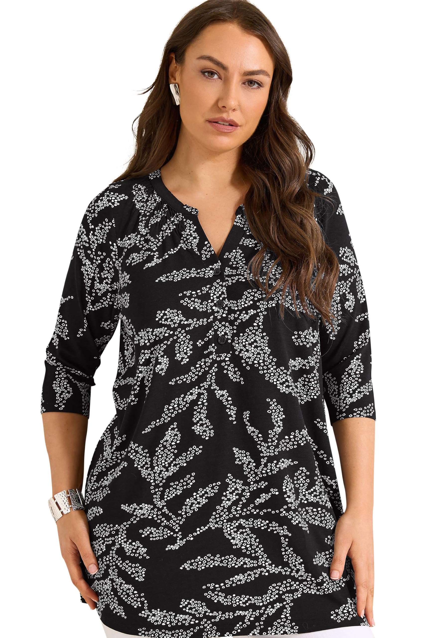 Evans - Women's - Jersey Top - 26-28 - Black