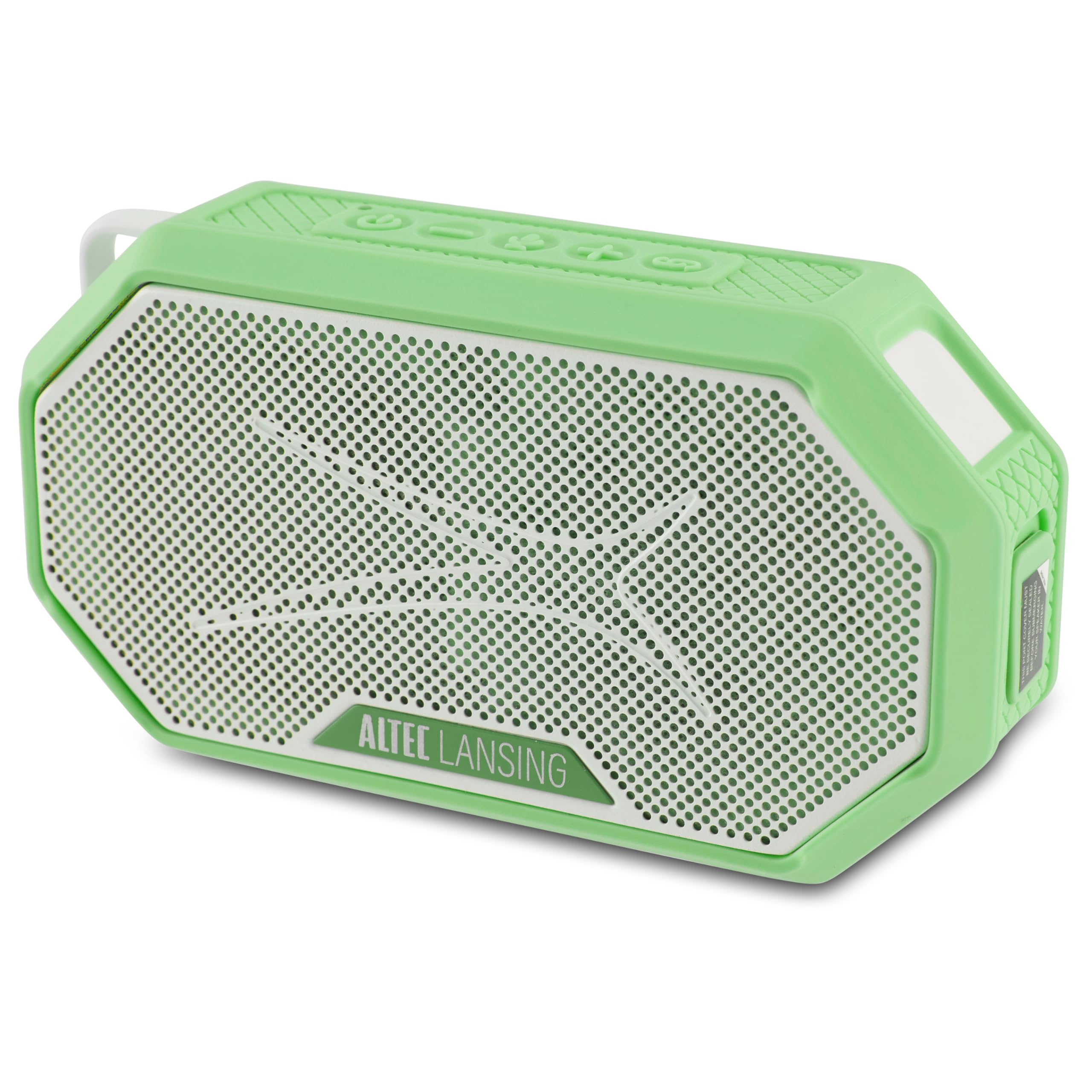 Altec Lansing Portable Bluetooth Speaker HYDRAMINI 2.0, IP67 Waterproof, Portable Speaker, 12h Playtime, Wireless Pairing, USB-C Quick Charge, Magnetic Bluetooth Speaker, Voice Assistant Integration