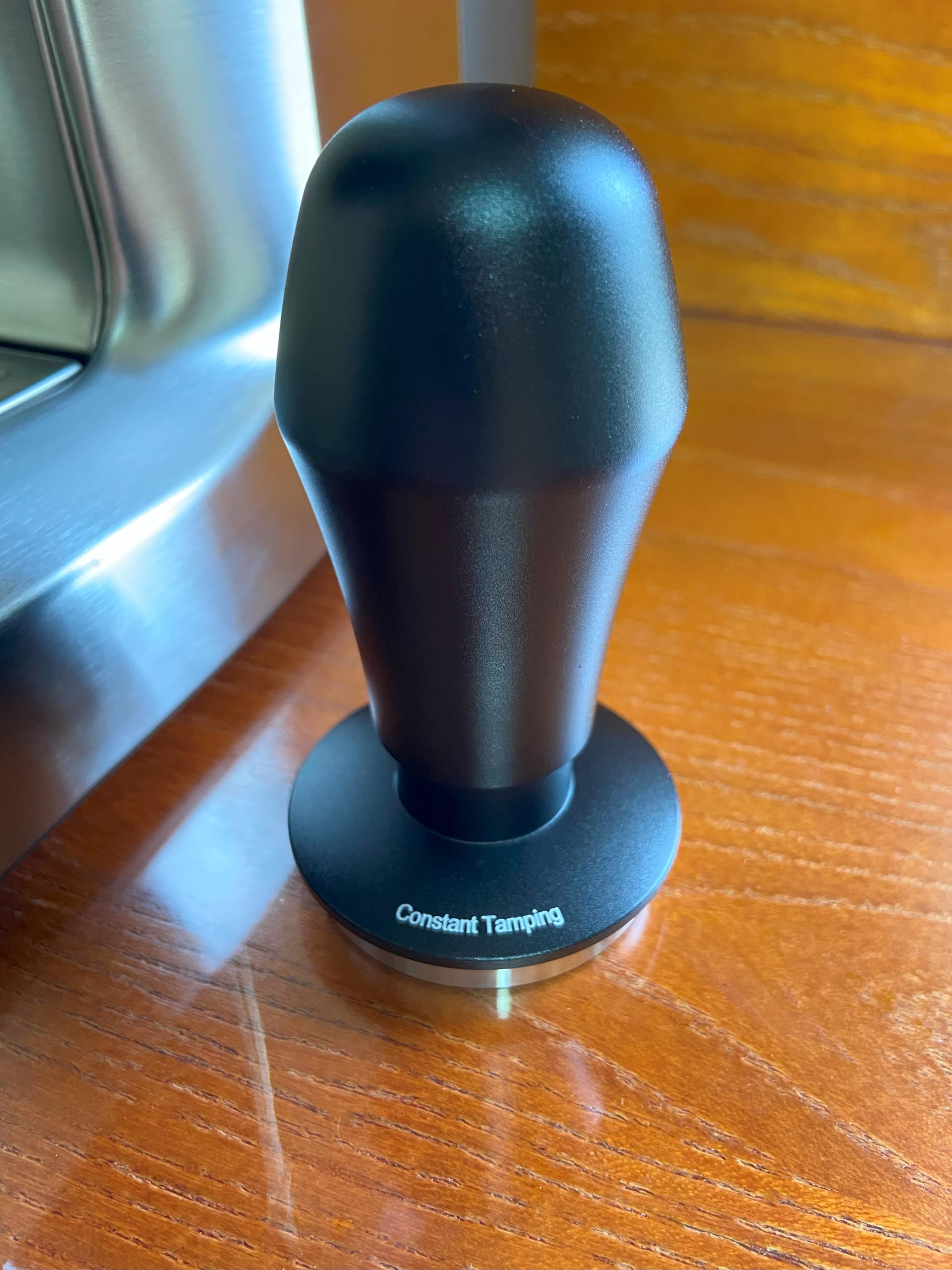Pressino per caffè espresso da 51 mm, 13,6 kg, con base in acciaio inox, per portafiltro senza fondo da 51 mm, per macchina da caffè espresso, base piatta