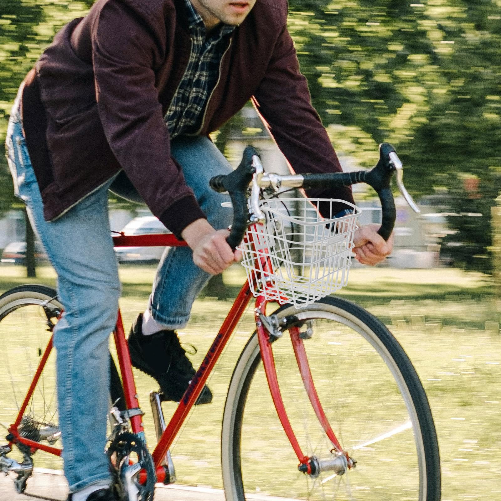 GANAZONO Fahrradkorb Vorne aus Robustem Eisen Abnehmbarer Elektrofahrradkorb Stabiler Frontkorb zur Aufbewahrung für E Bikes und Fahrradzubehör