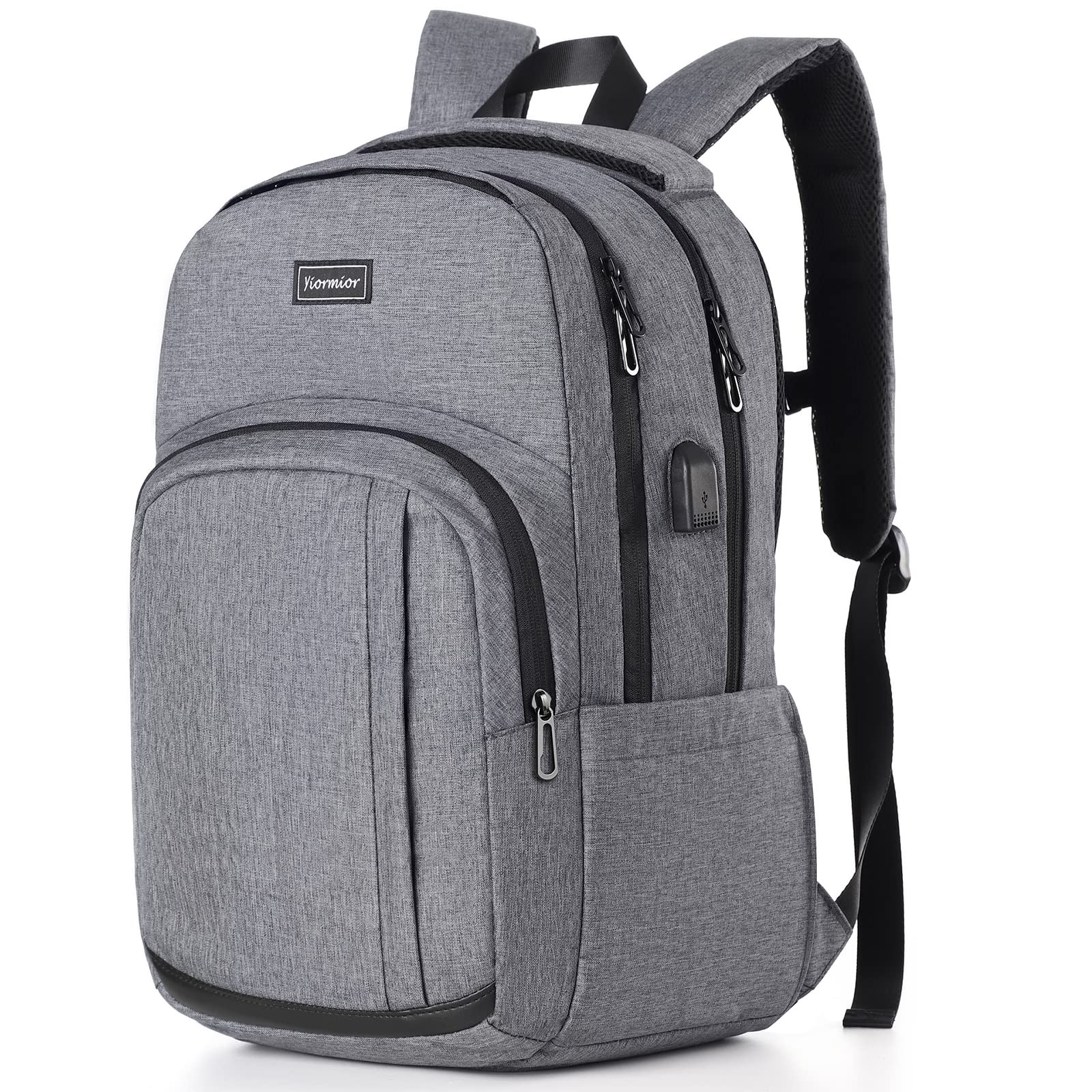 Schulrucksack Jungen Mädchen Teenager, Rucksack Schule Laptop Rucksack für Herren Damen Daypacks für 17.3 Zoll Laptop Business Rucksack mit USB Ladeanschluss 35L