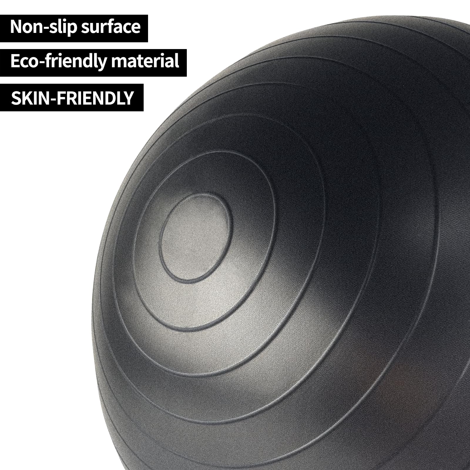 Ballon de Grossesse Fitness 65 CM Anti-éclatement Anti-Dérapant Swiss Ball Gym Yoga