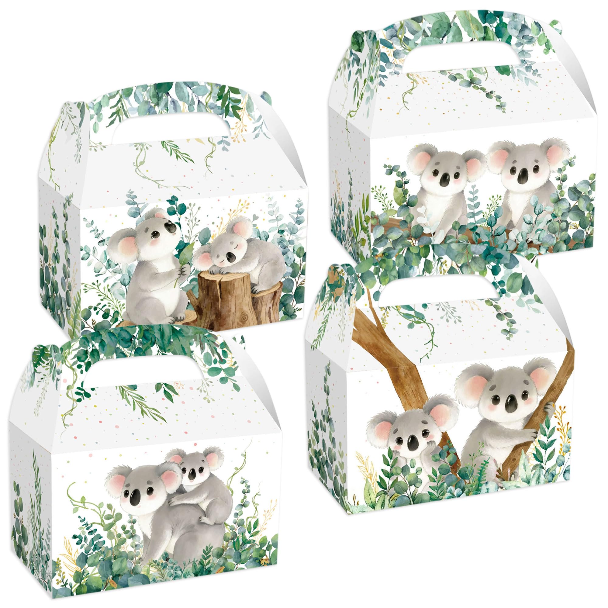 Thirty and Thirsty Jungle Koala Party Favor Bags Koala Birthday Party Supplies Koala Bear Goodies Treat Bags Animals Theme Baby Shower Decorations 12 PCS