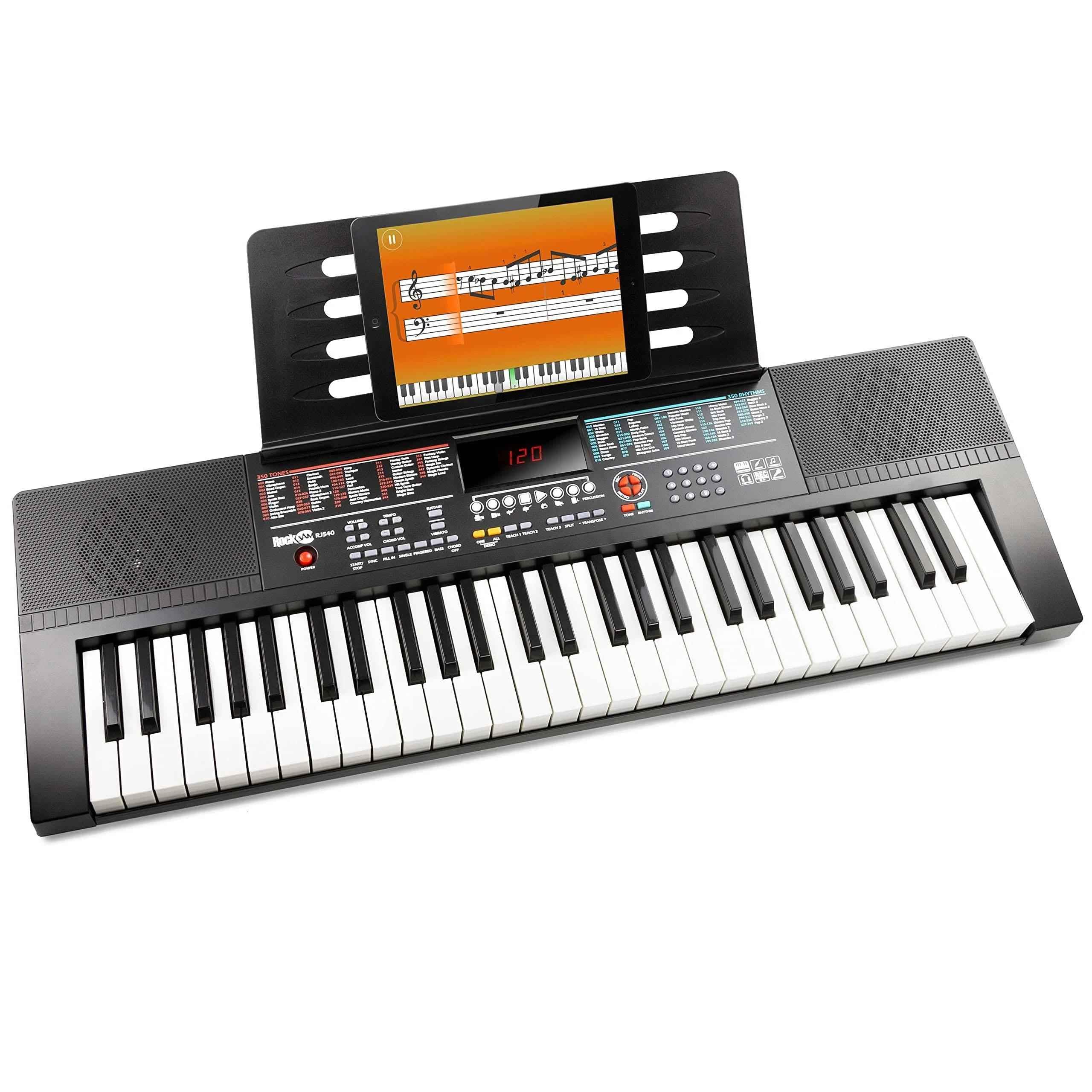 Pianoforte con tastiera LED a 54 tasti