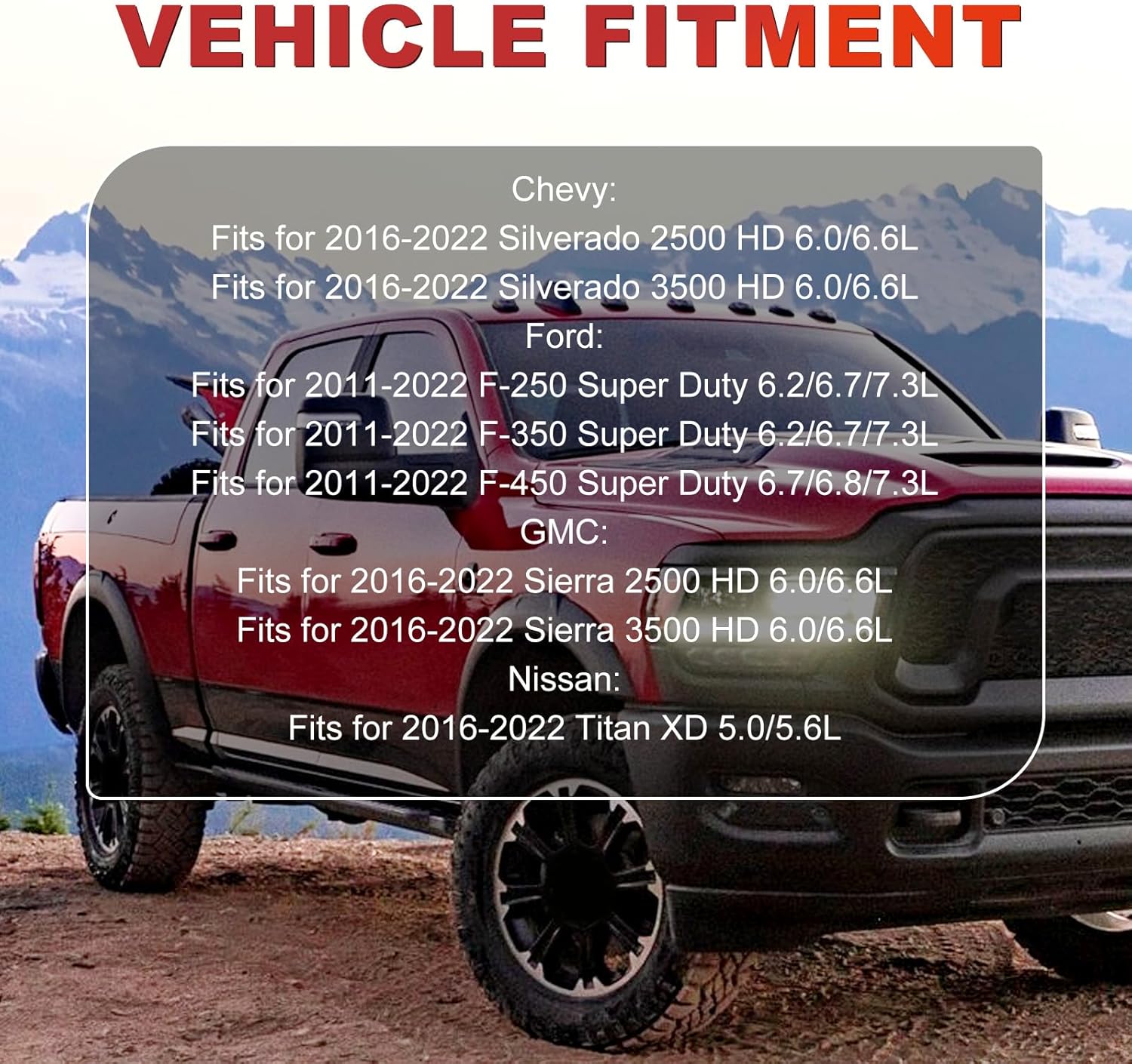 30137 Puck System Gooseneck Hitch Ball Kit 2-5/16"" Fits for 16-22 Chevy Silverado, 11-22 Ford F250/F350/F450 Super Duty, 16-22 GMC Sierra, Nissan Titan XD Replace OE 30137 30137RTL