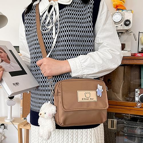 Miniatura 6 de Bolso cruzado pequeño con bolsa extraíble, bolsa cruzada acolchada para cámara, bolsa de nailon para mujer